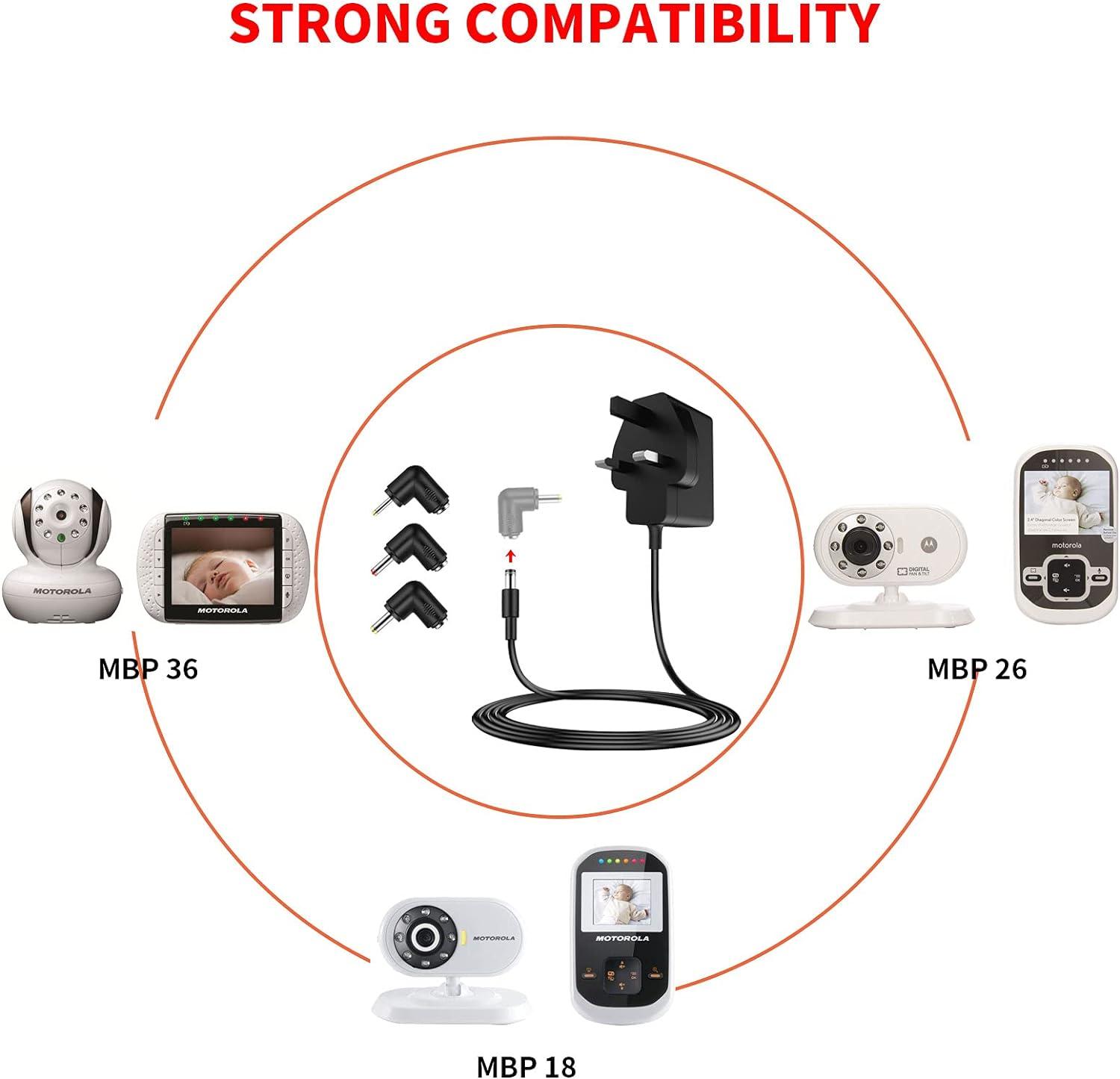 Mbp41 Cameras Motorola Mbp41bu Baby Monitor MEROM 6V Wall Charger