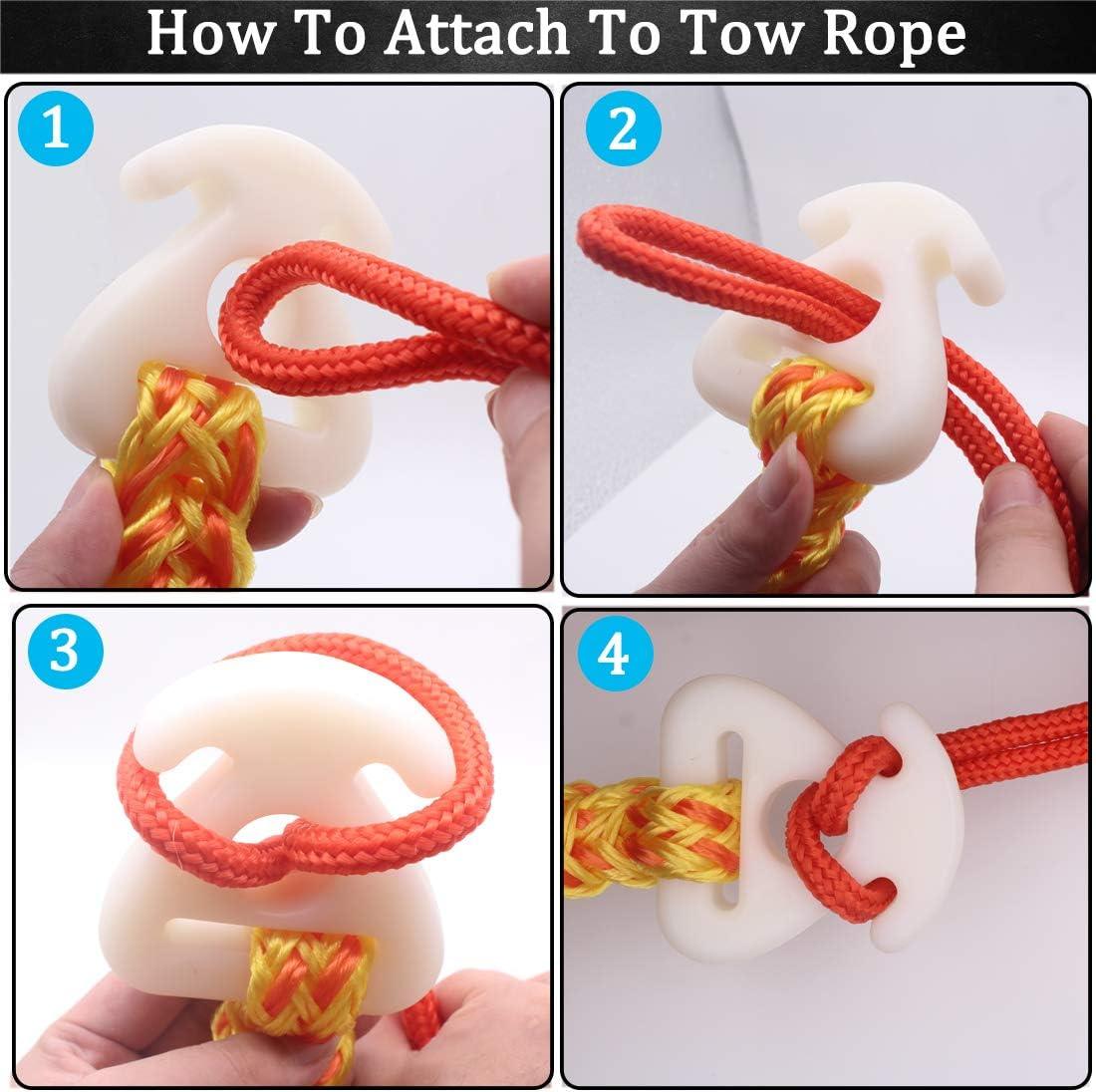 Botepon Boat Tube Towable Rope Quick Connector, Water Towable Tubes