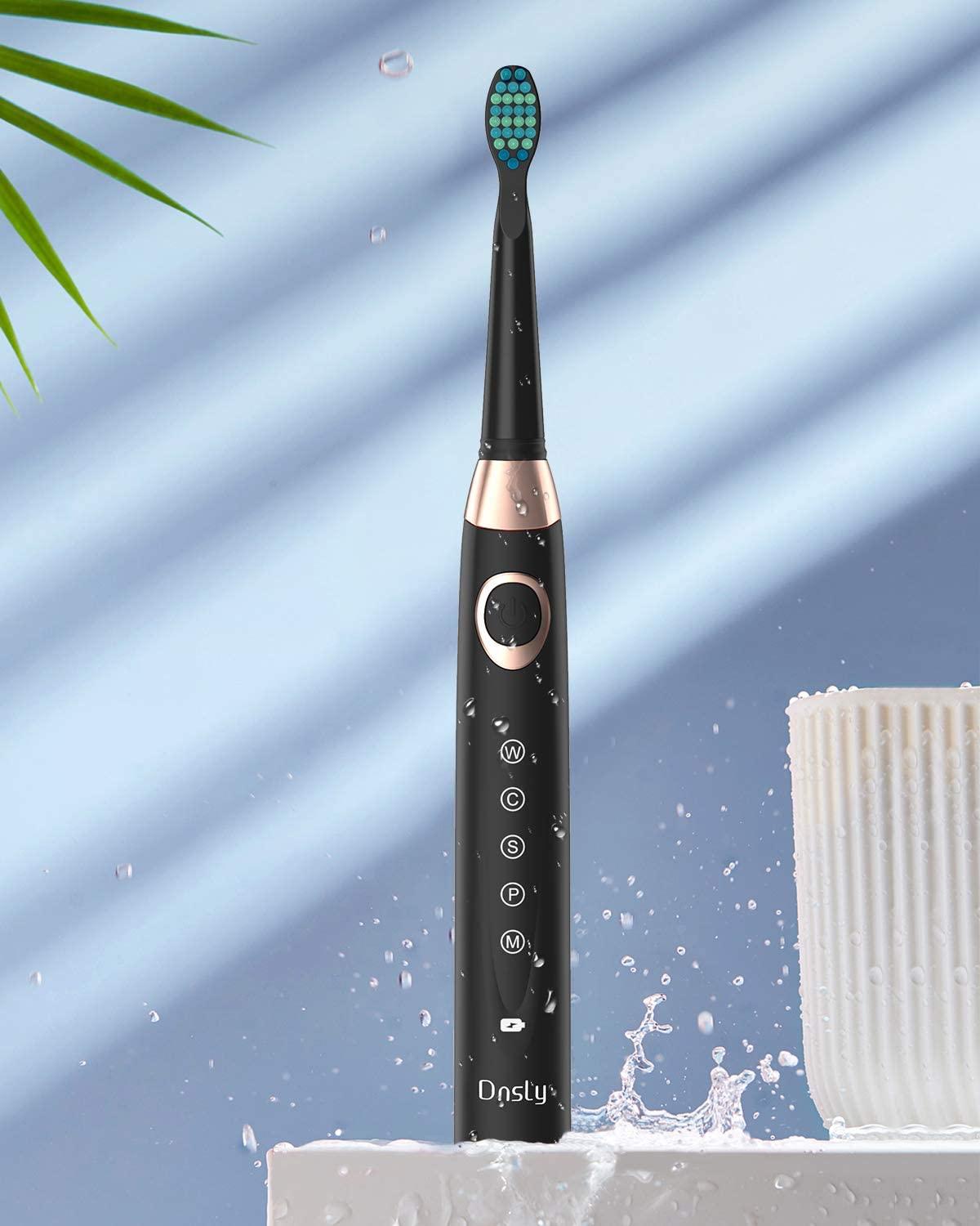 Dnsly Electric Toothbrush for Adults Ultrasonic Rechargeable Sonic