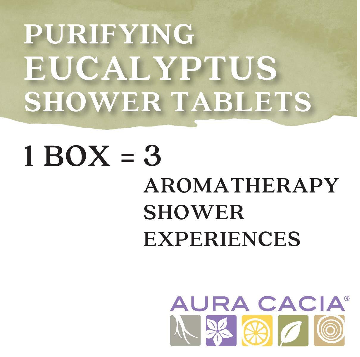 Aura Cacia Purifying Eucalyptus Shower Tablet Pure Essential Oils