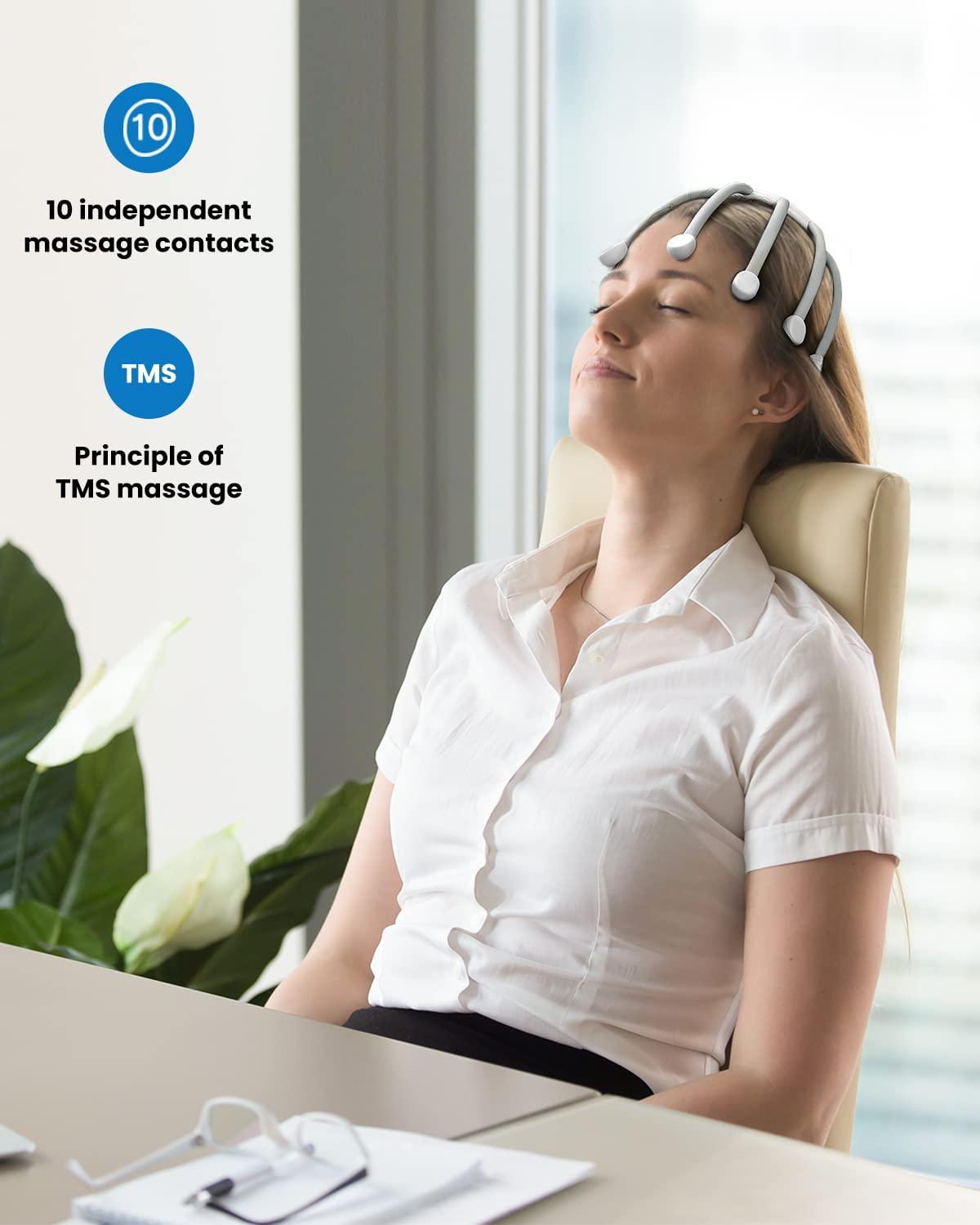 RENPHO Electric Scalp Massager with 10 Vibration Contacts Wireless