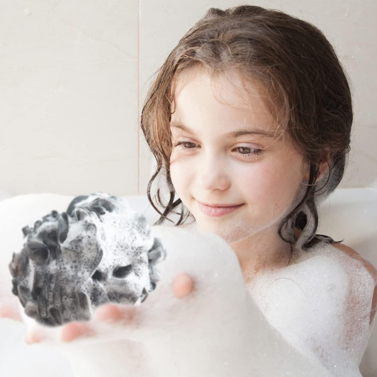 10 Pcs Shower Loofahs,Bath Shower Loofah Sponge,Exfoliating Shower Pouf