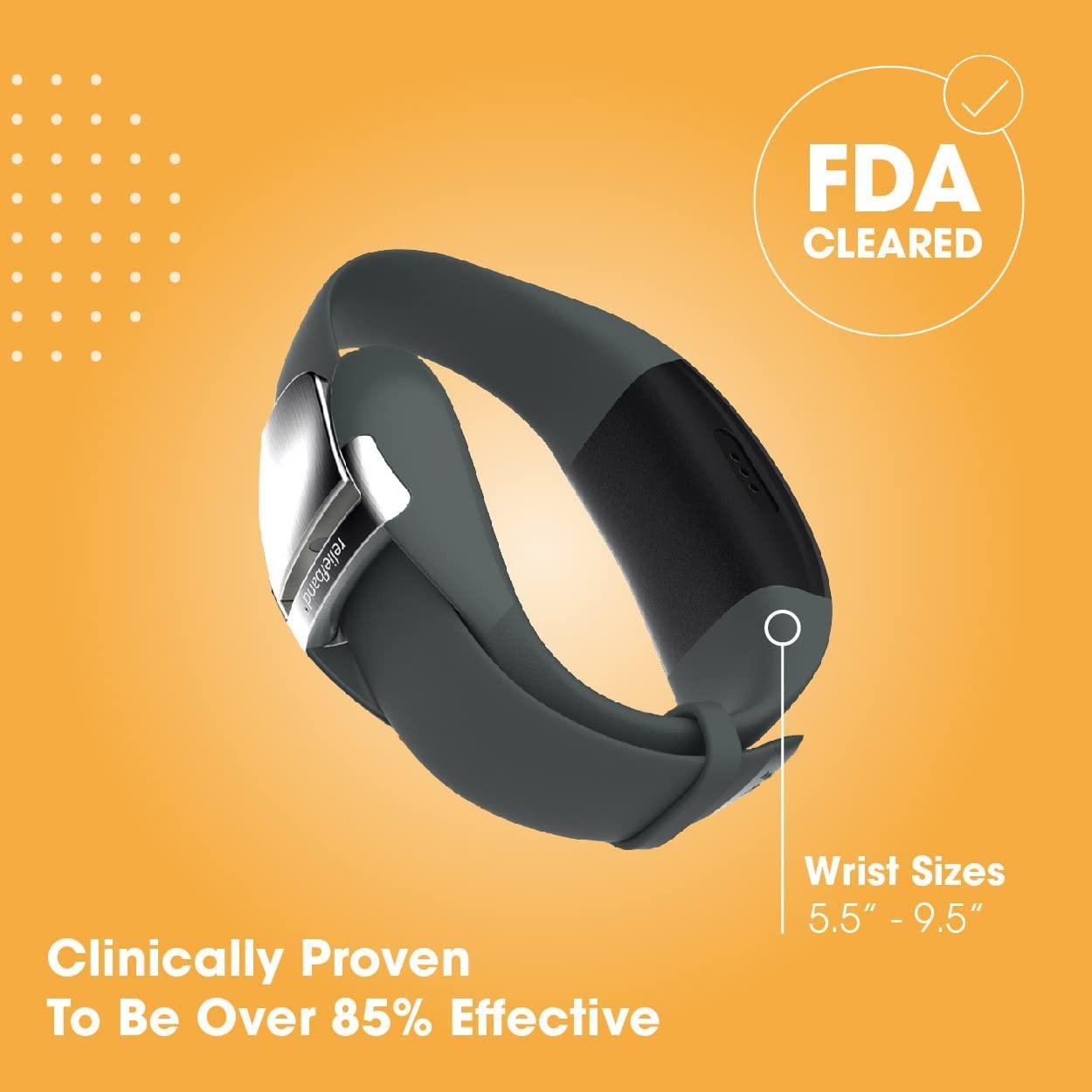 Reliefband Premier AntiNausea Wristband for Anxiety, Migraine, Motion Sickness & More FDA