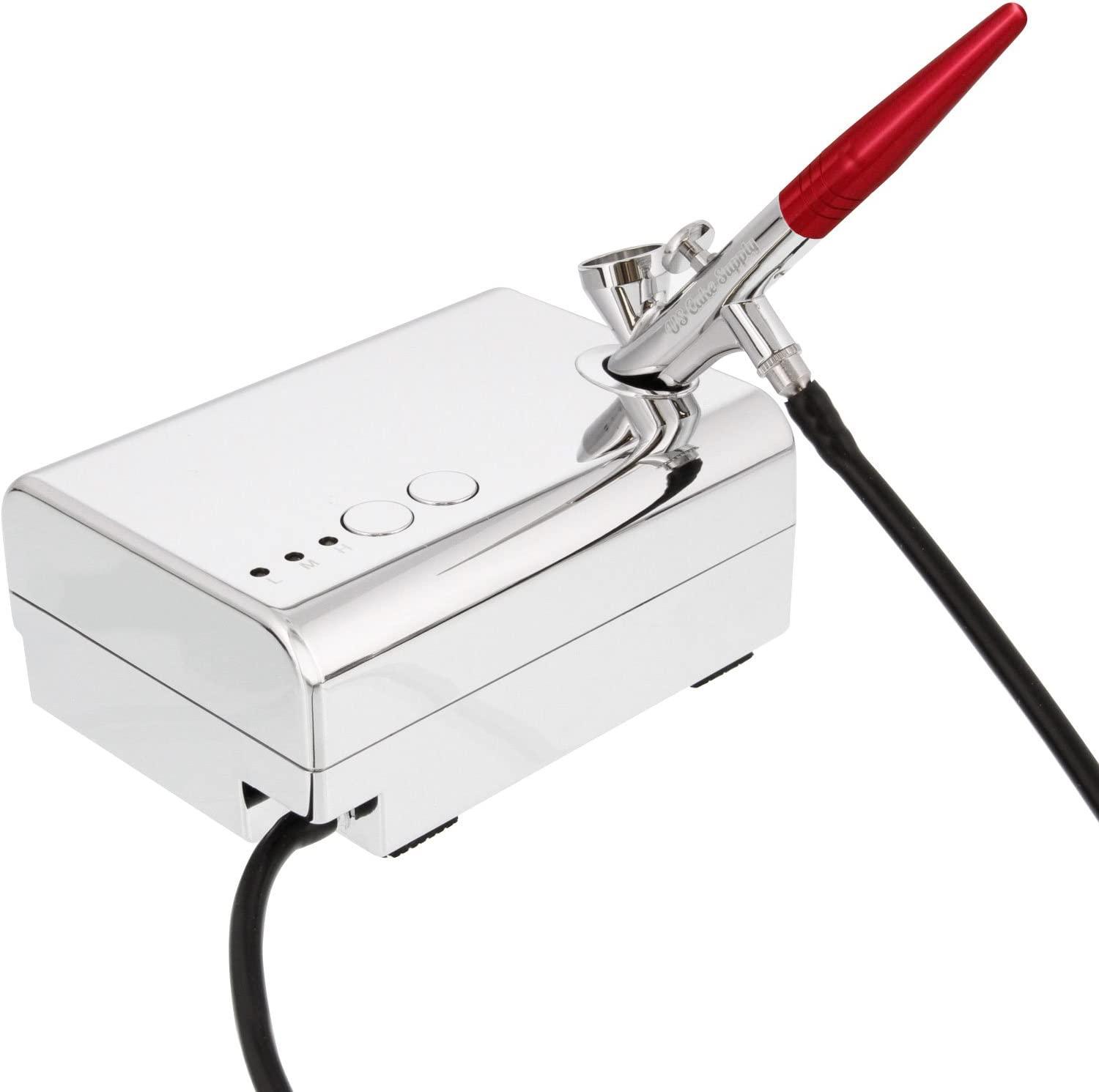 U.S. Cake Supply Complete Cake Decorating Airbrush Kit with a Full