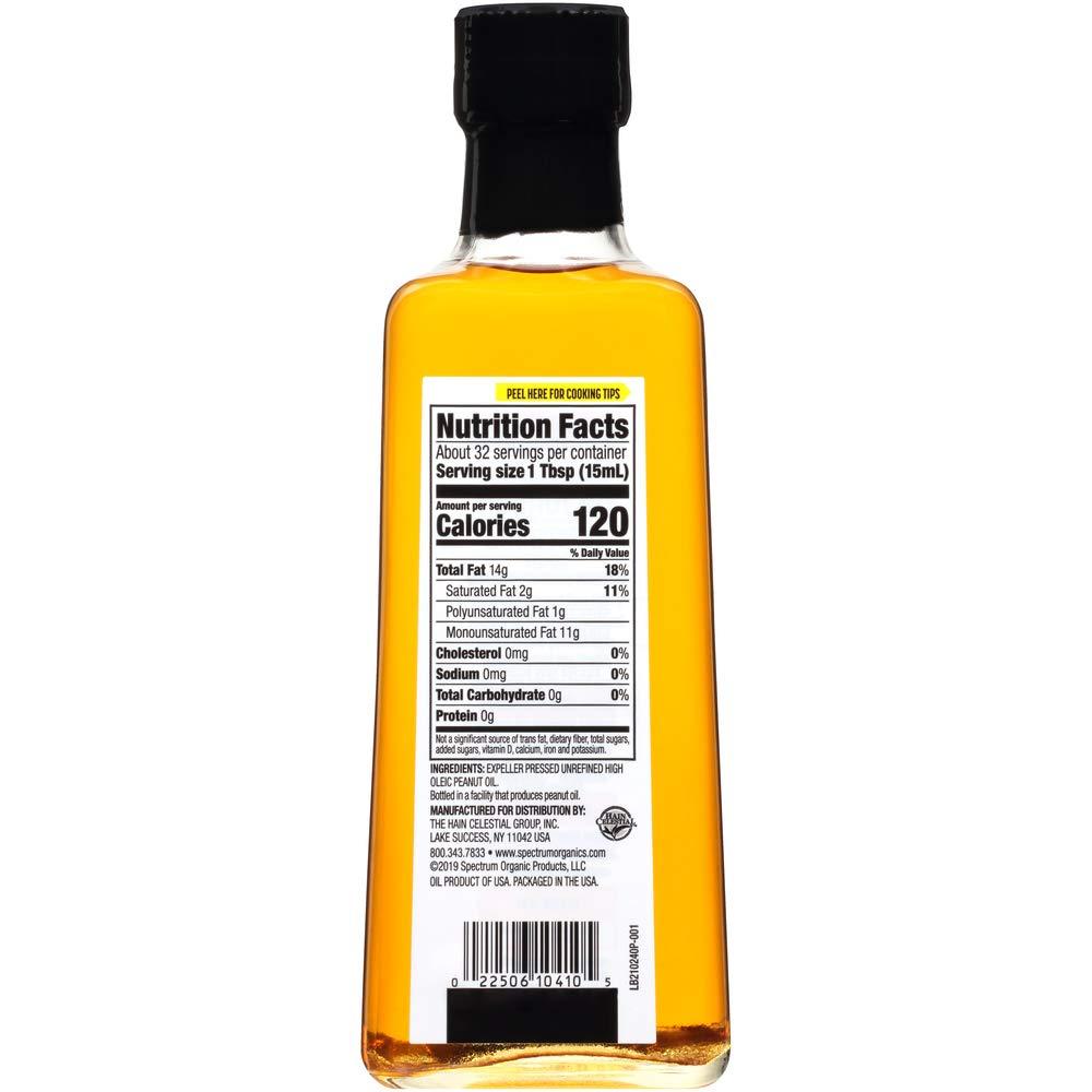 Spectrum Unrefined Peanut Oil, 16 oz