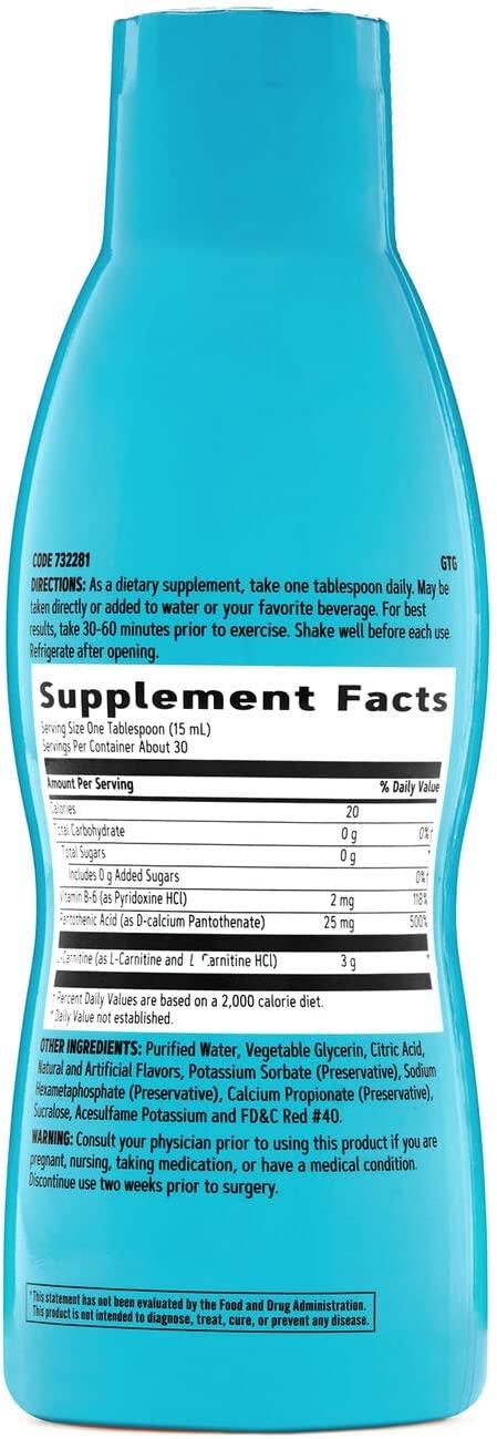 GNC Total Lean Triple Strength L-Carnitine Liquid 16 fl. oz - Sugar Free  Fruit Punch | Supports Fatty Acid Metabolism and Muscle Recovery | Buy Now  with Express International Delivery | GoSupps.com