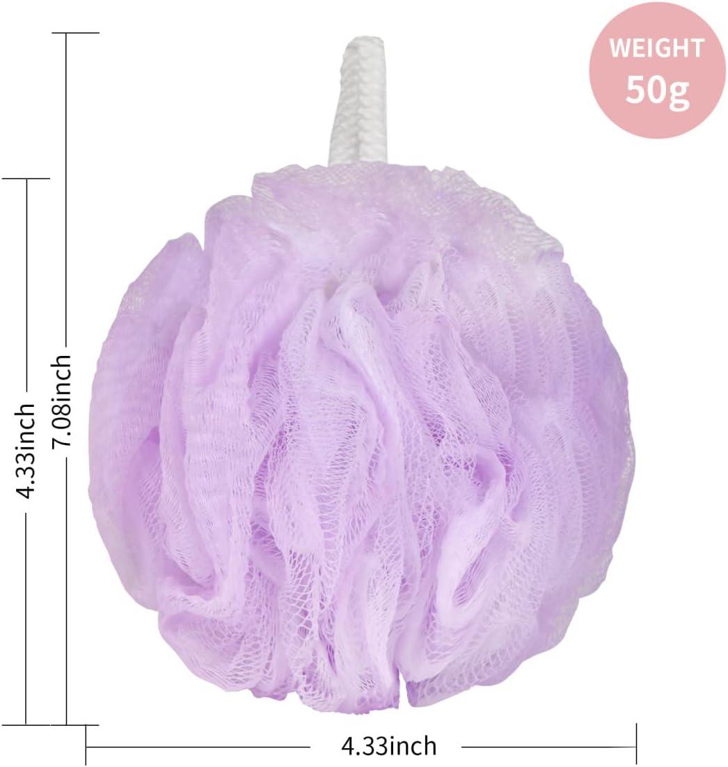 Bath Loofah Sponge 50g/Piece JOXIHACH 6pcs Exfoliating Bath Sponge Body