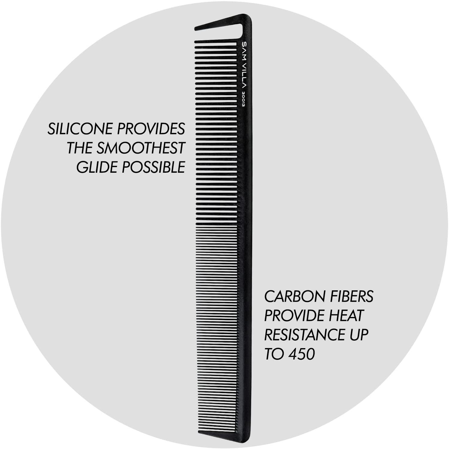 Sam Villa Signature Series Long Cutting Comb - Black | Buy Now with ...
