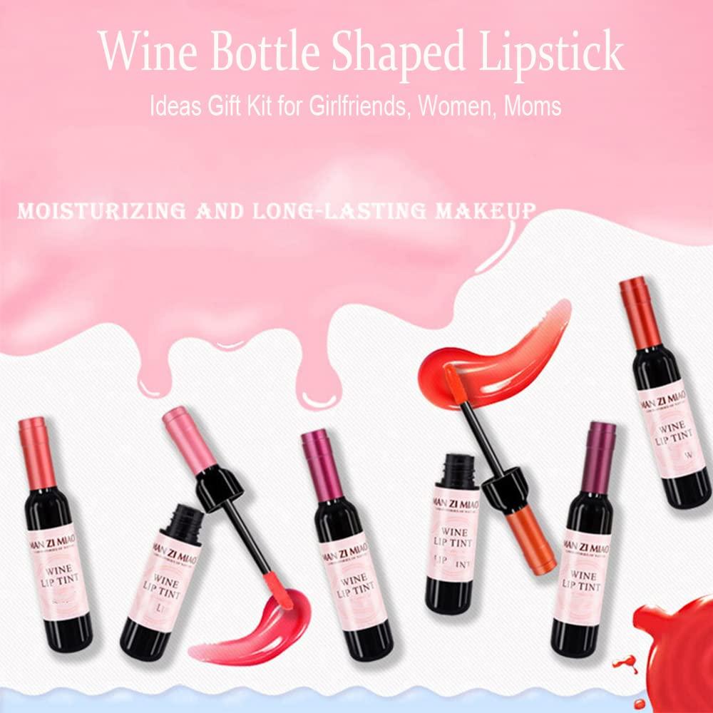 6 Colors/Set Wine Lipstick Matte Long Lasting Waterproof Lip Tint Set