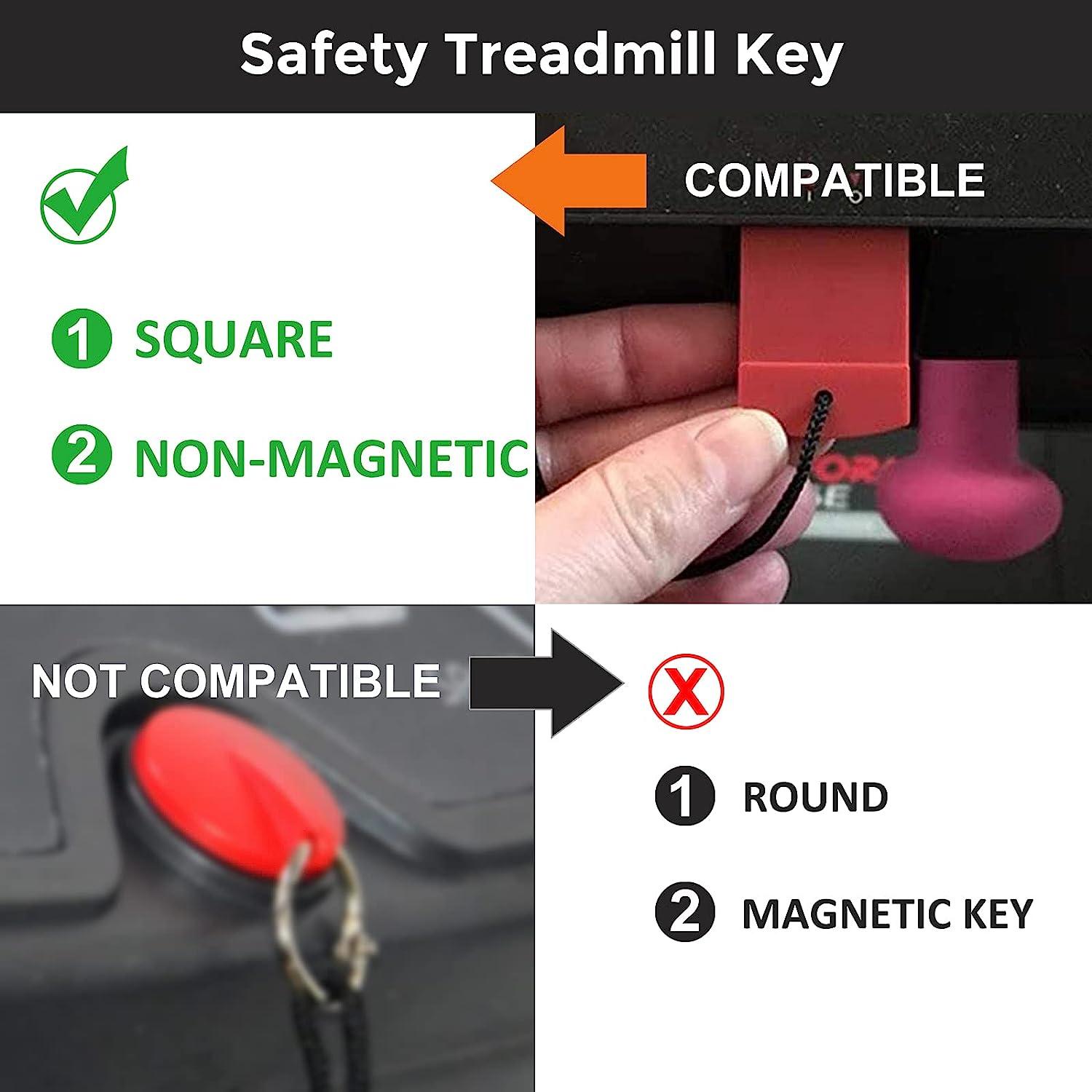 Treadmill Universal Safety Key for All Proform, Image, Weslo, Reebok