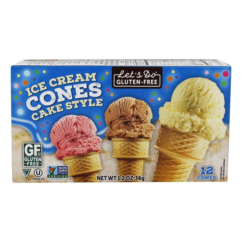Let's Do Gluten Free Ice Cream Cones 1.2 oz