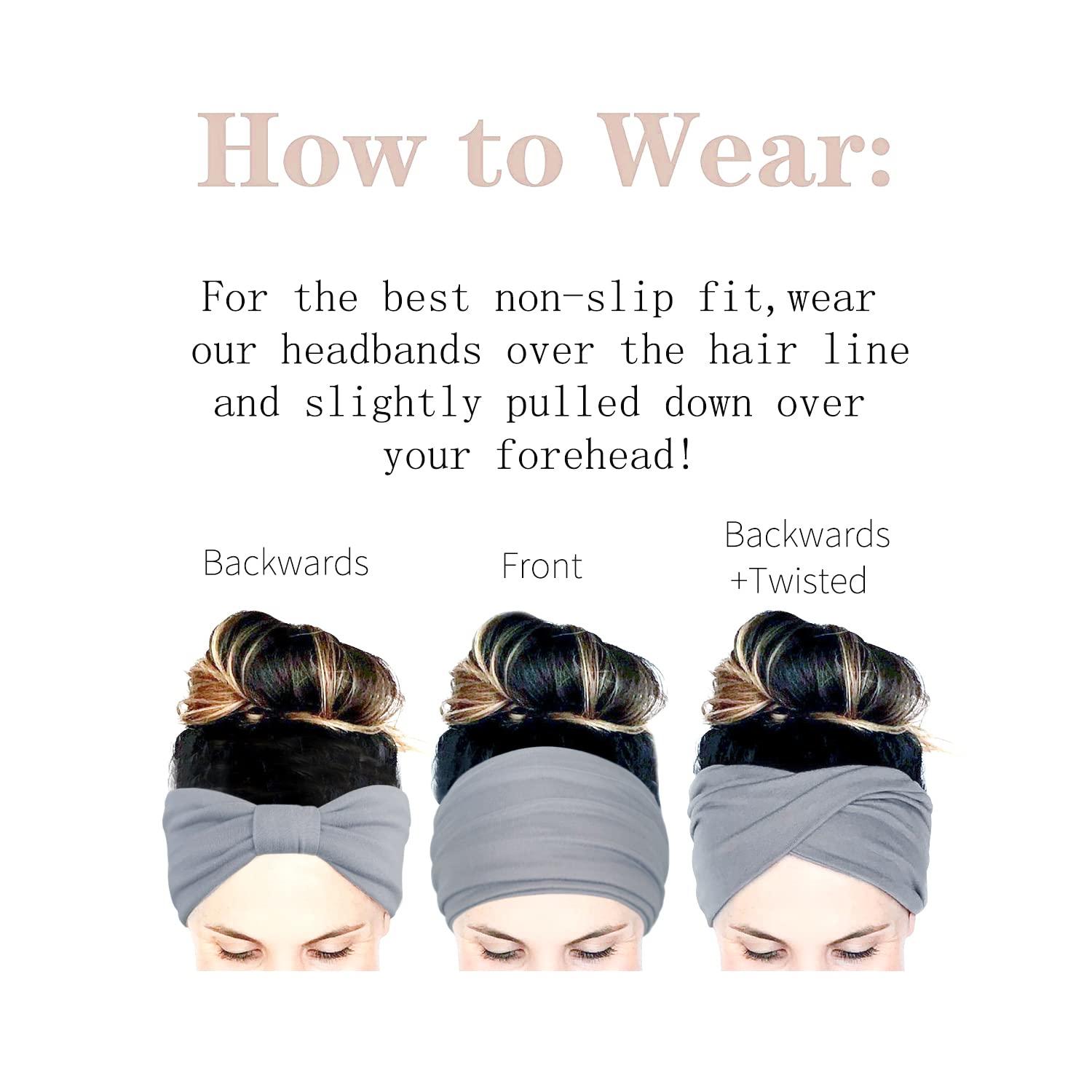 Hair Down Scarves For Hair Wrapping Black Head Covering Head Scarf