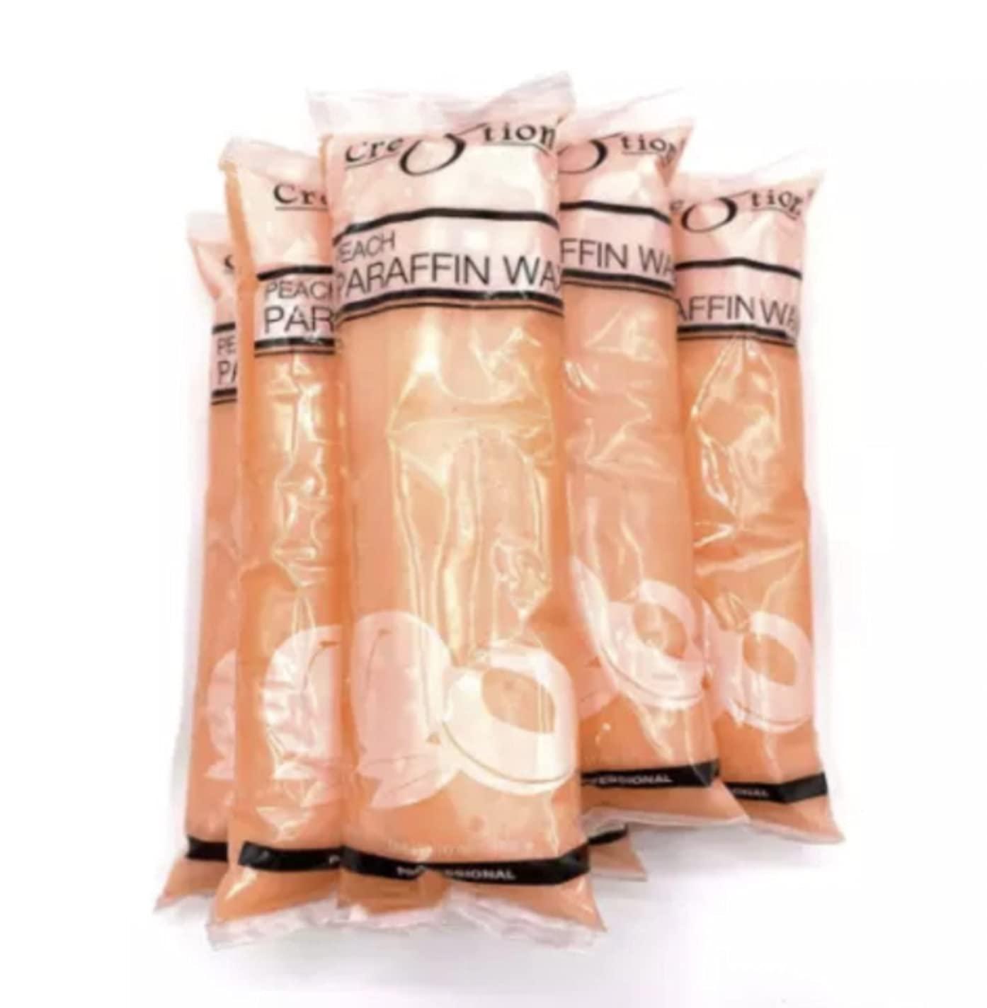 Paraffin Wax Refills by Creation Bulk 6 lbs of Peach Paraffin Wax