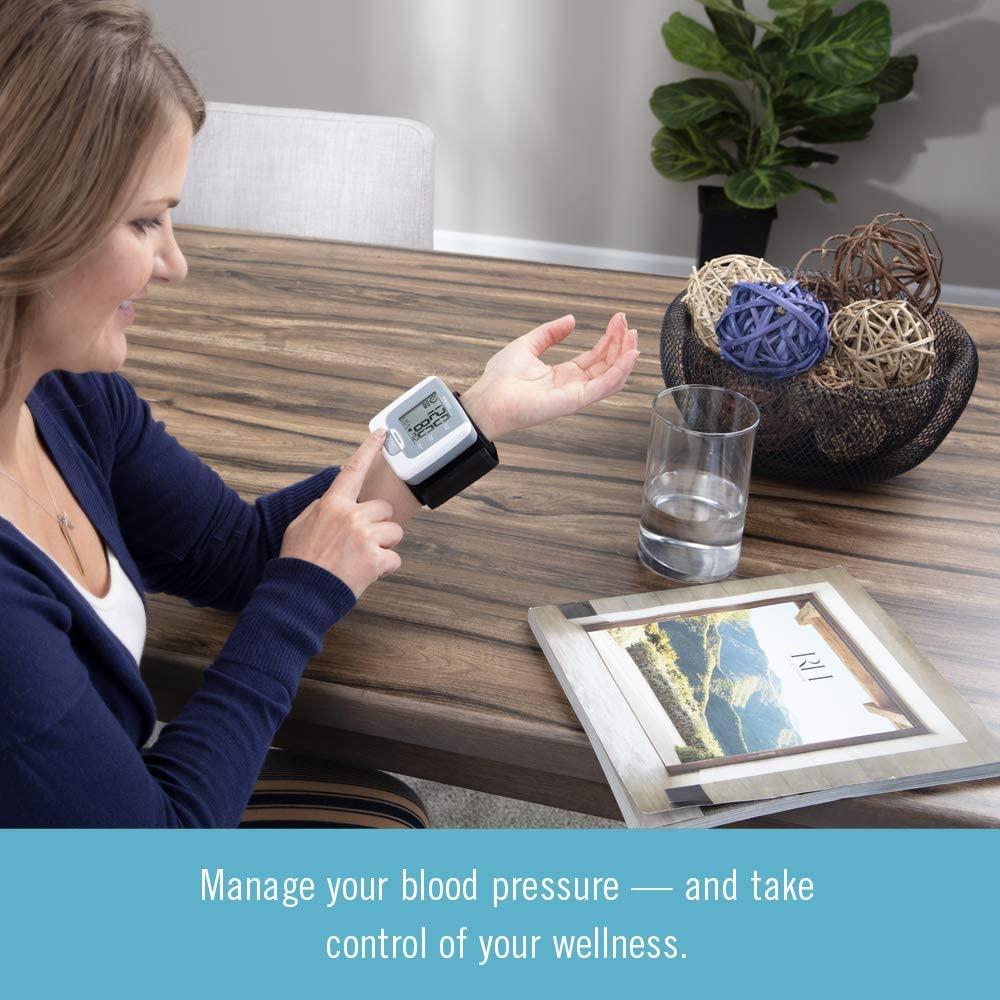 HoMedics Blood Pressure Wrist Monitor Automatic Wireless BP Cuff with Smart Measure Technology