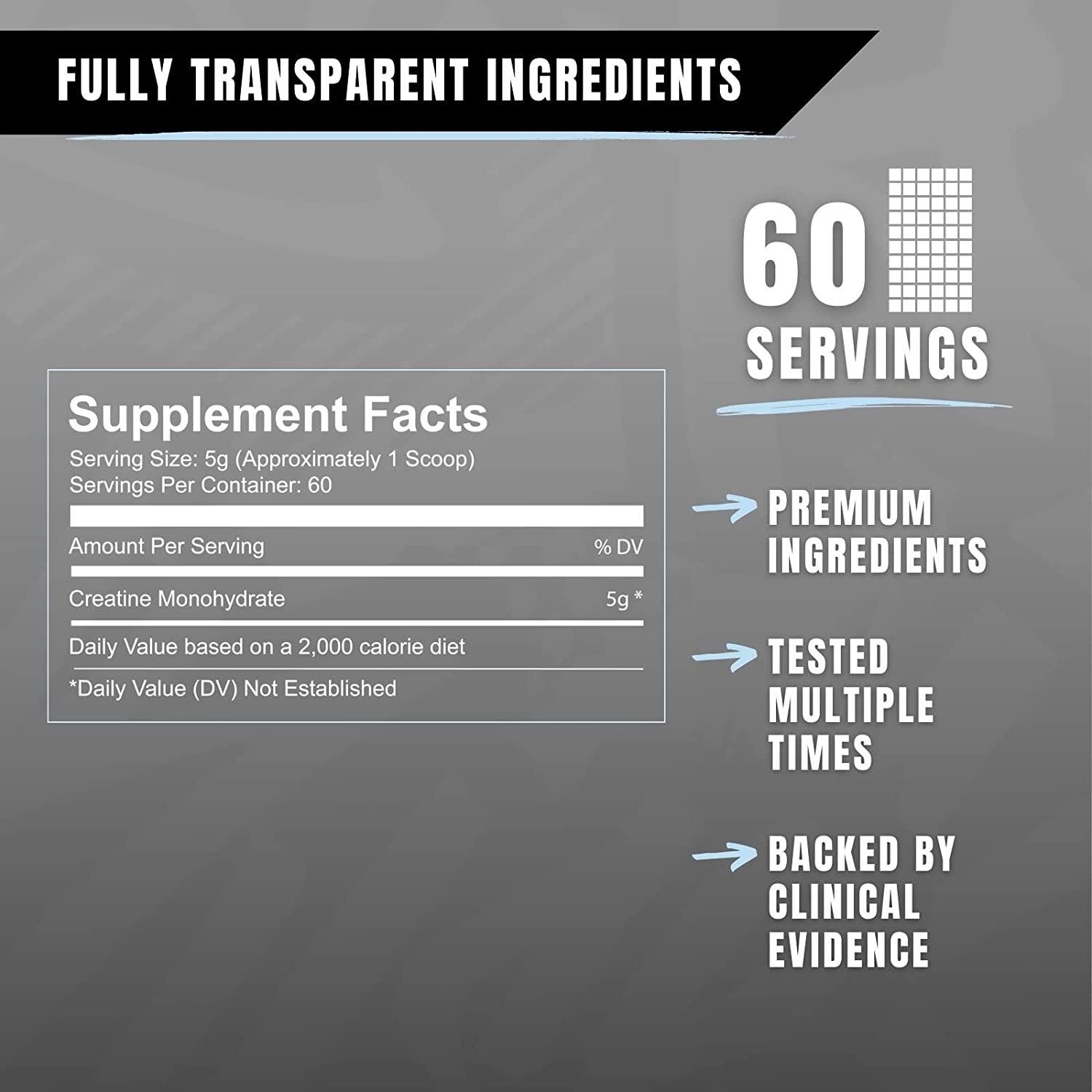 RYSE Element Series Creatine Monohydrate Increase Lean Muscle Mass