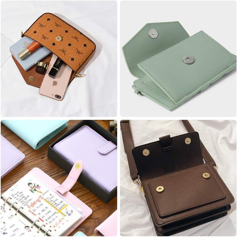 COHEALI 5pcs Lock Pocketbooks Bag Button Metal Bag Clasps Fastener Clutches  Closures Purse Clasp Closure Purse Wallet Metal Snaps Bag Supplies Wallet