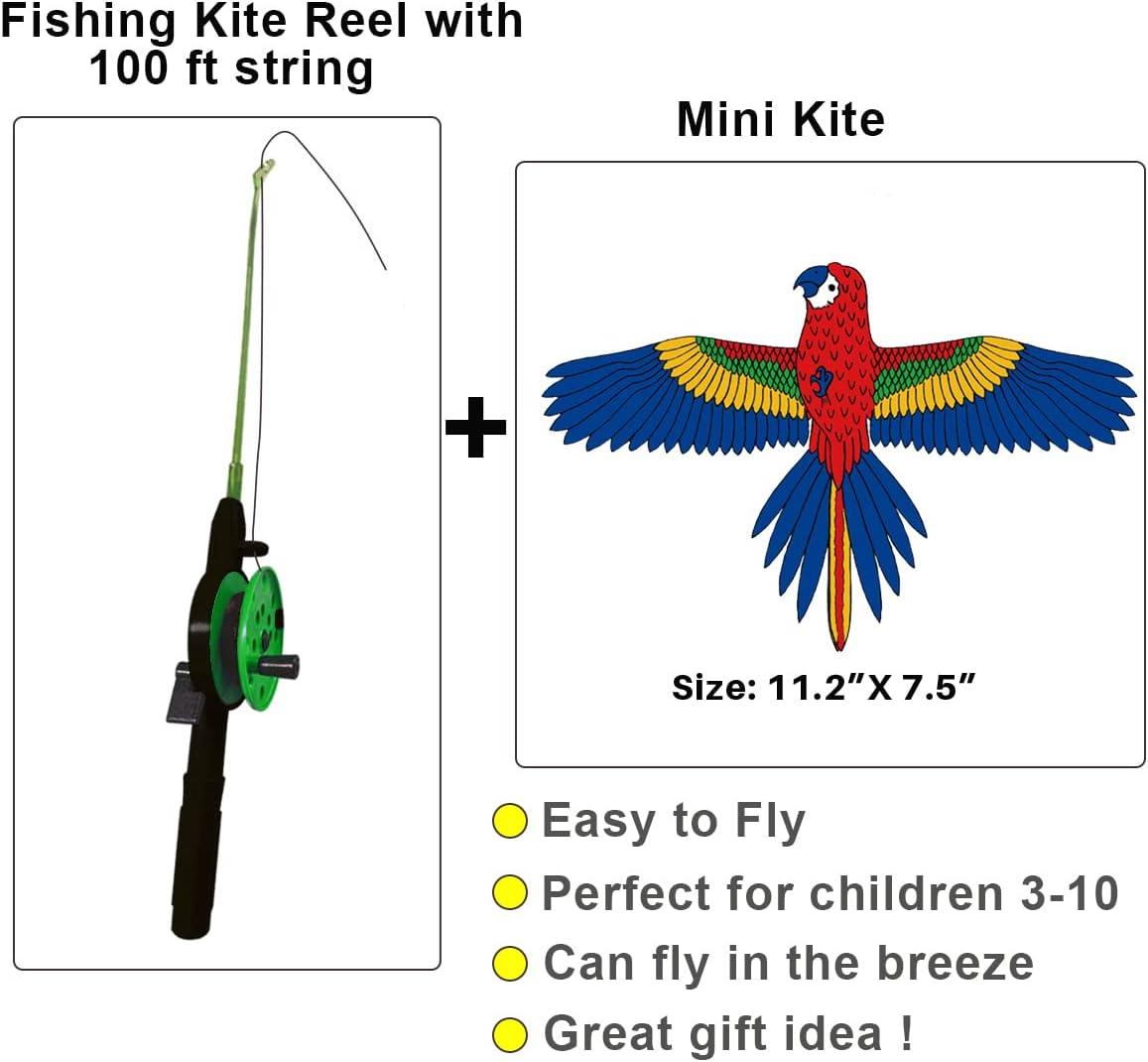 Balloon Fish Kite Reel For Kids Perfect For Outdoor Games And