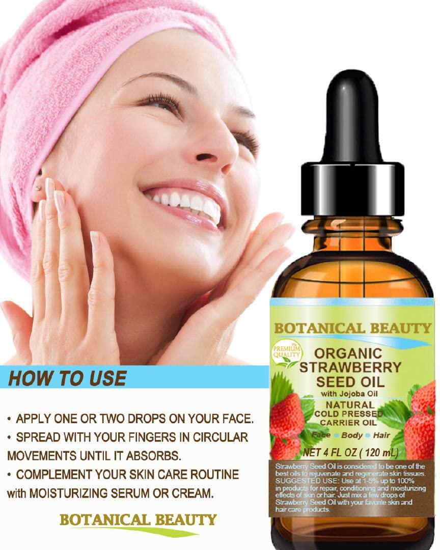 STRAWBERRY SEED OIL ORGANIC. 100 Pure Moisturizer/ Natural Cold