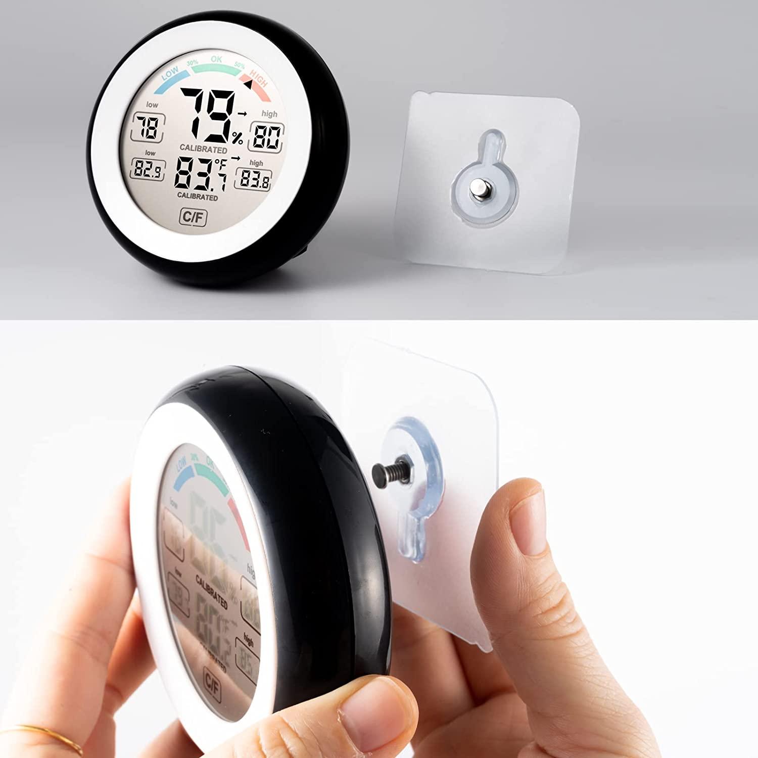 Reptile Terrarium Thermometer Humidity Gauge for Aquarium Tank with