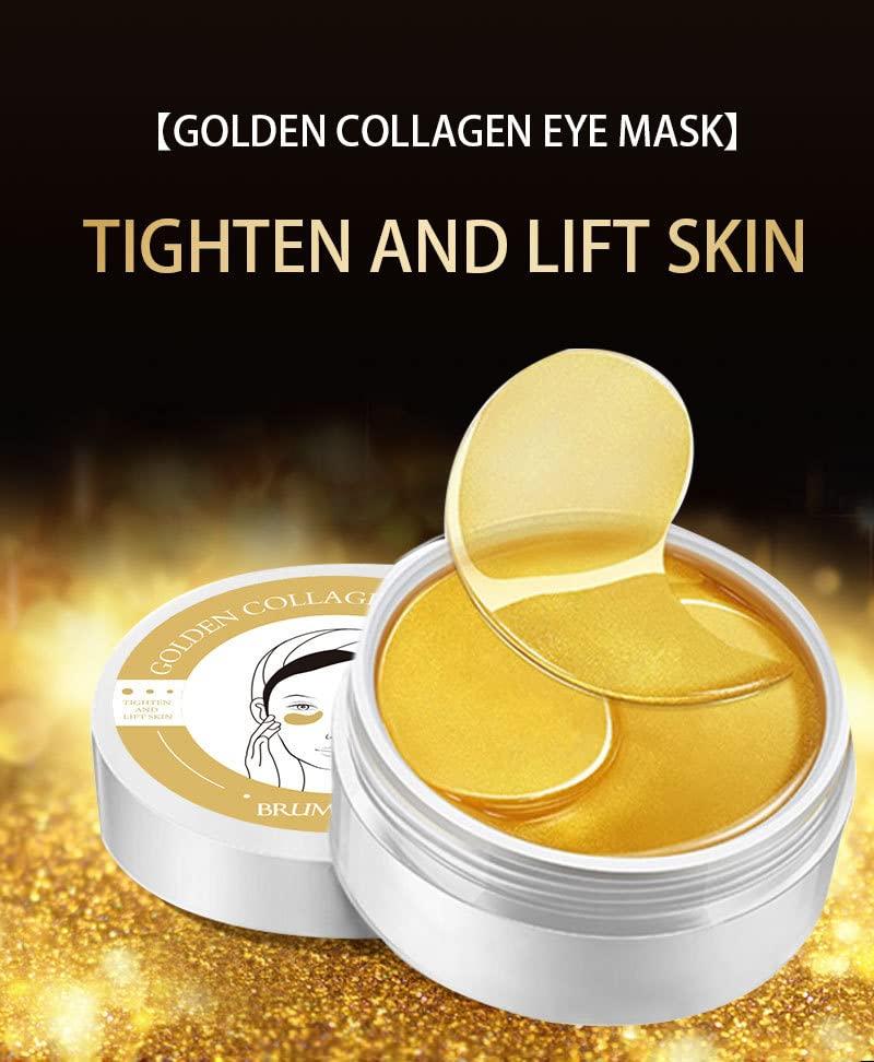 Lxycfmrd 24K Gold Under Eye Masks Eye Masks for Dark Circles Anti