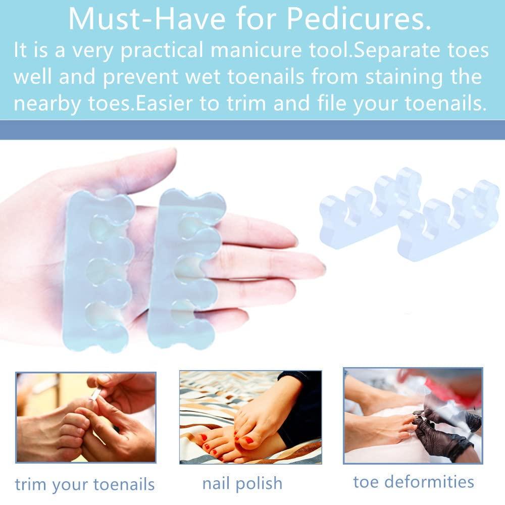 ZaxSota Toe Separator, Toe Nail Separator, Toe Separators Pedicure, Toe Separators use for