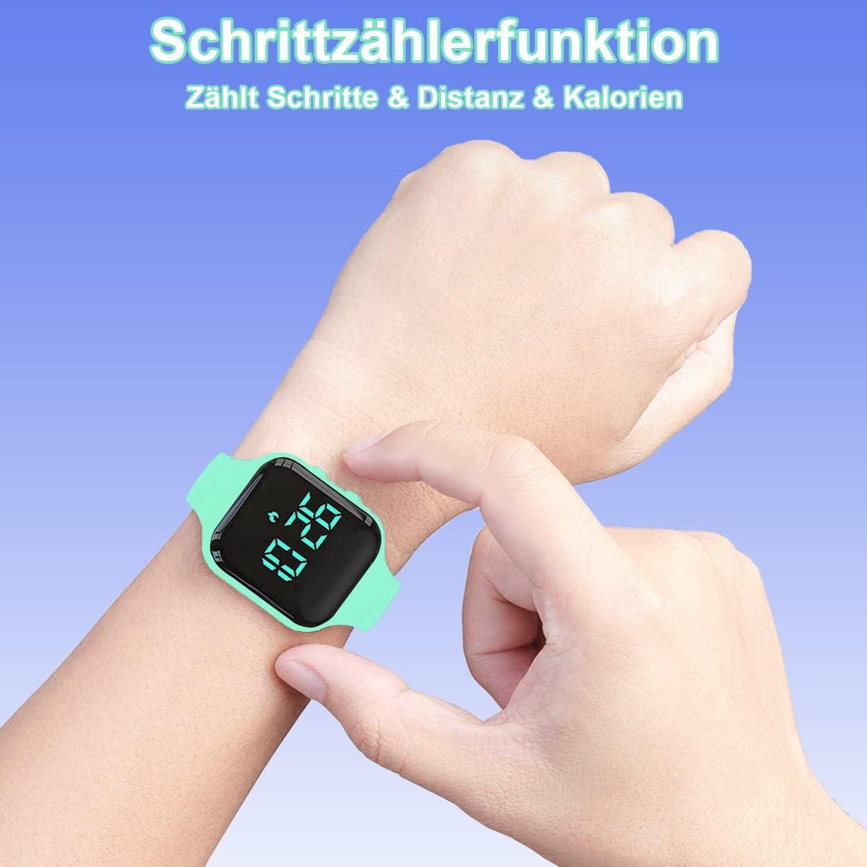 Buy Huyvmay Children's Fitness Watch Waterproof Pedometer
