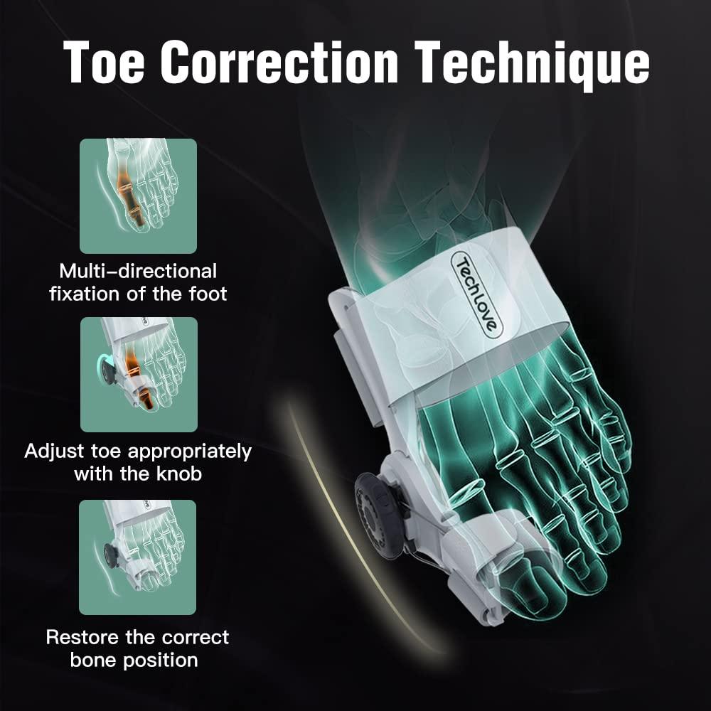 Tech Love Bunion Corrector Orthopedic Toe Straightener for Women and