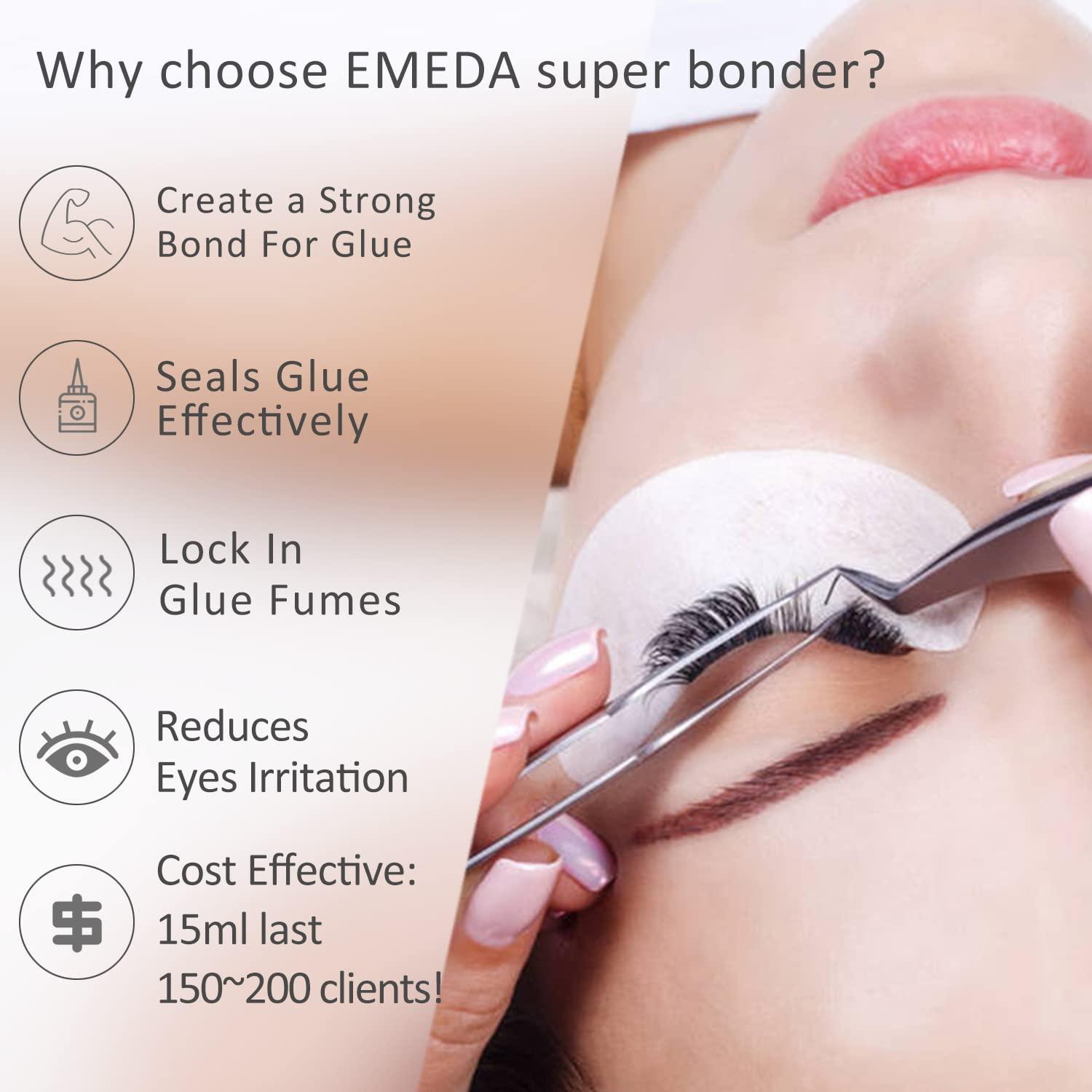 EMEDA Lash Bonder for Eyelash Extensions, Not Glue, Glue Accelerator