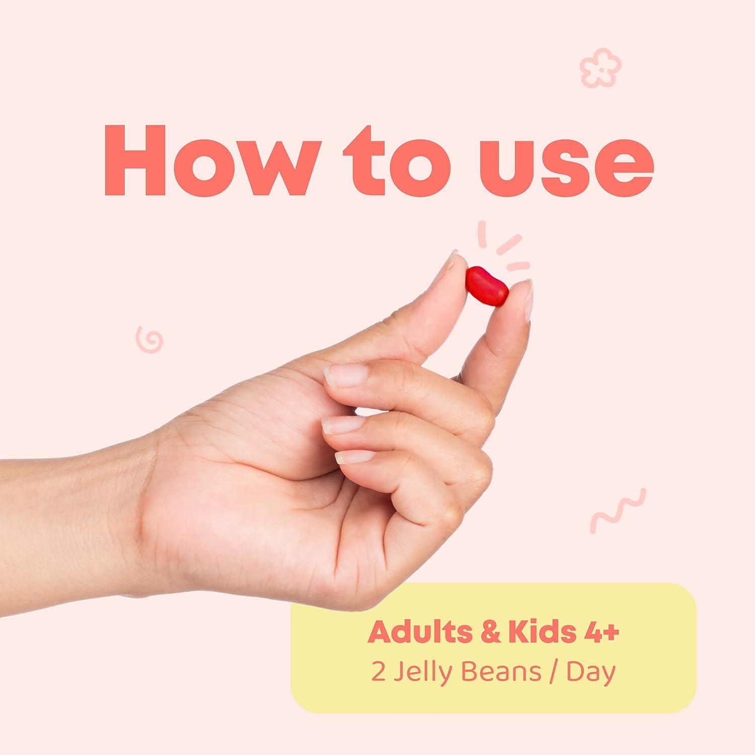 Jelly Bean Vitamins With Folate For Kids Kids Chewable Multivitamins