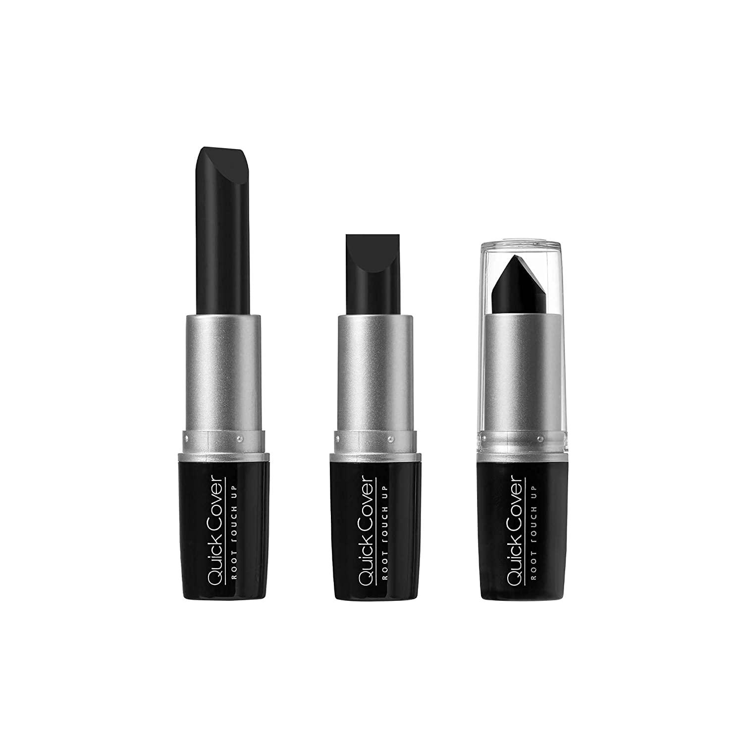 KISS Quick Cover Gray Hair Root Touch Up Stick (2 Pack Black)