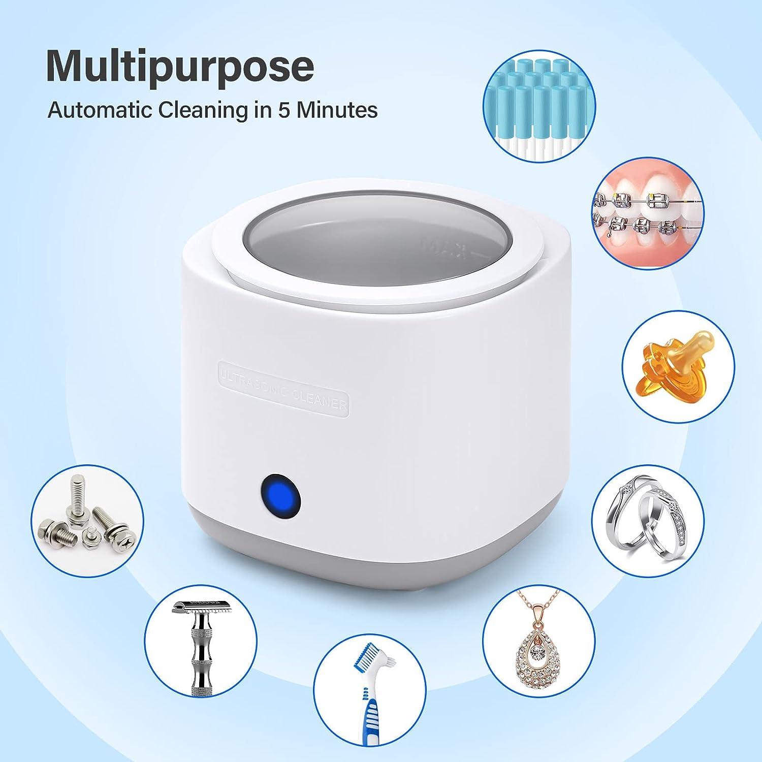 Anbbas Retainer Ultrasonic Dental Cleaner Denture Bath Cleaning Machine