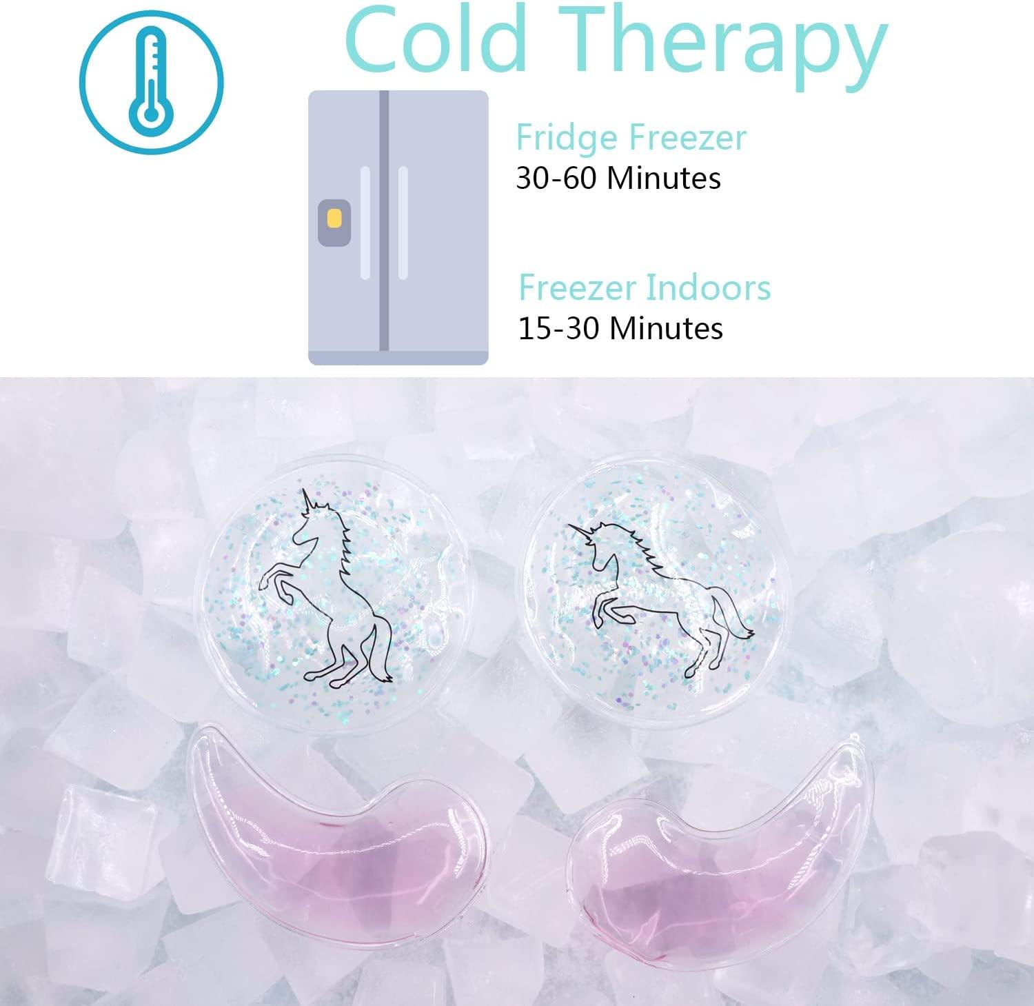 Reusable Gel Eye Pad, Cooling Eye Pads Reusable Small Ice Pack Under