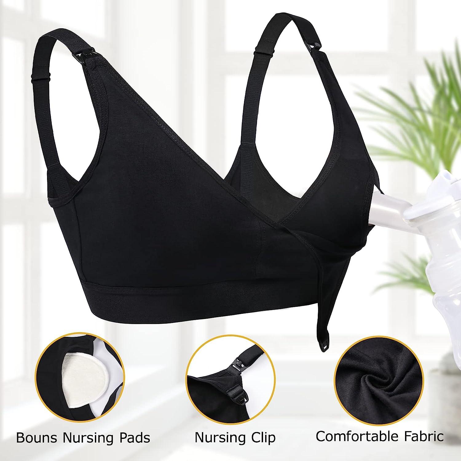Momcozy Hands Free Pumping Bra, Adjustable Breast-Pumps Holding and Nursing  Bra, Suitable for Breastfeeding-Pumps by Lansinoh, Philips Avent, Spectra,  Evenflo and More Black price in UAE,  UAE