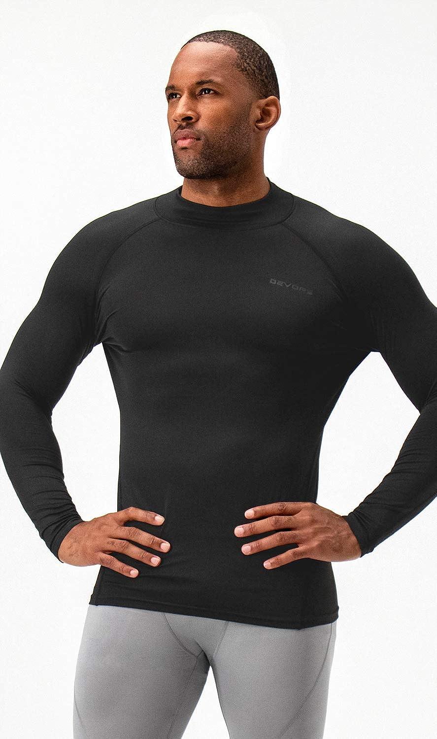 Duluth Trading Base Layer Mock Neck Black 5-Pack Men's Thermal