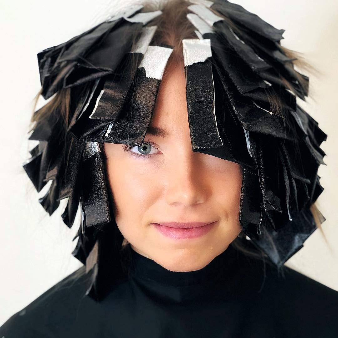 3 Rolls short hair foils Aluminum Foil Wrap Hair Foils for Highlighting