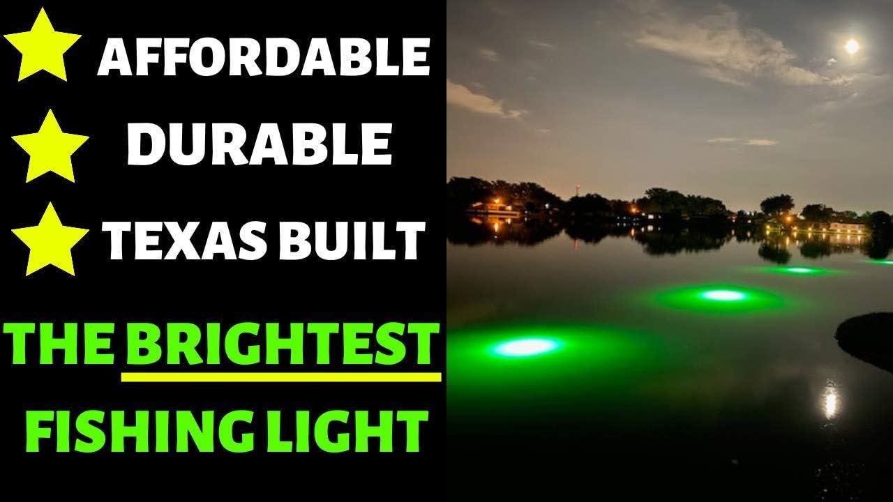 Brightest Submersible LED Lights for Fishing, Boats, and Docks.