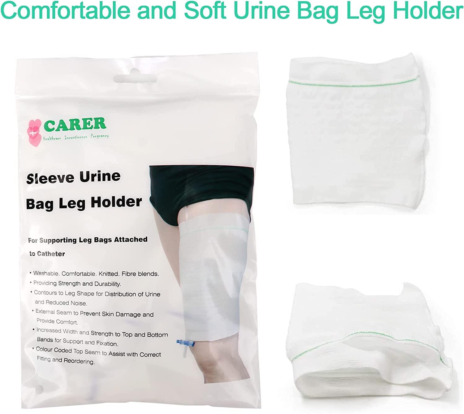 Urine Bag Holder Carer 2pcs Drainage Bag Covers Catheter Bag Leg Sleeve