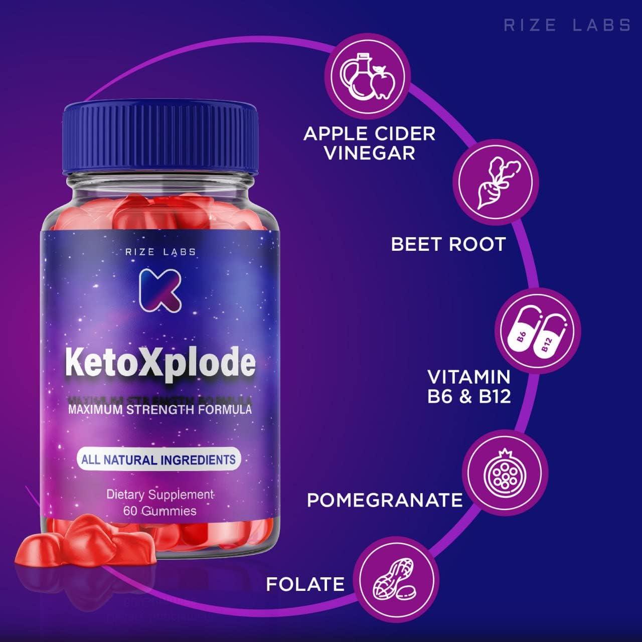KetoXplode Keto Gummies with Apple Cider Vinegar Advanced Weight Loss