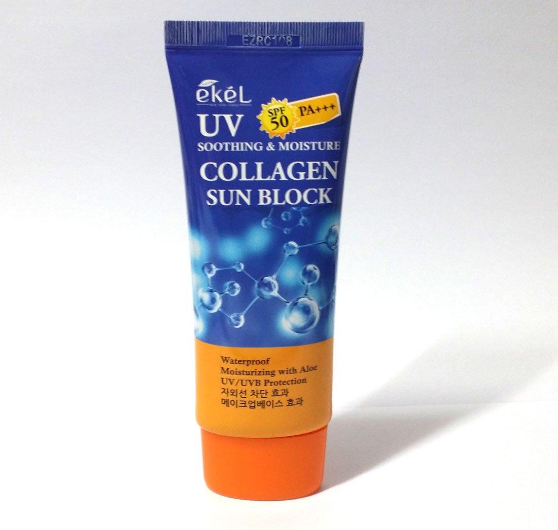Ekel UV Soothing & Moisture Collagen Sun Block SPF 50 PA+++ 70ml ...