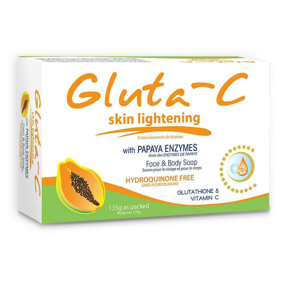 Gluta C Skin Lightening Soap with Papaya Exfoliants