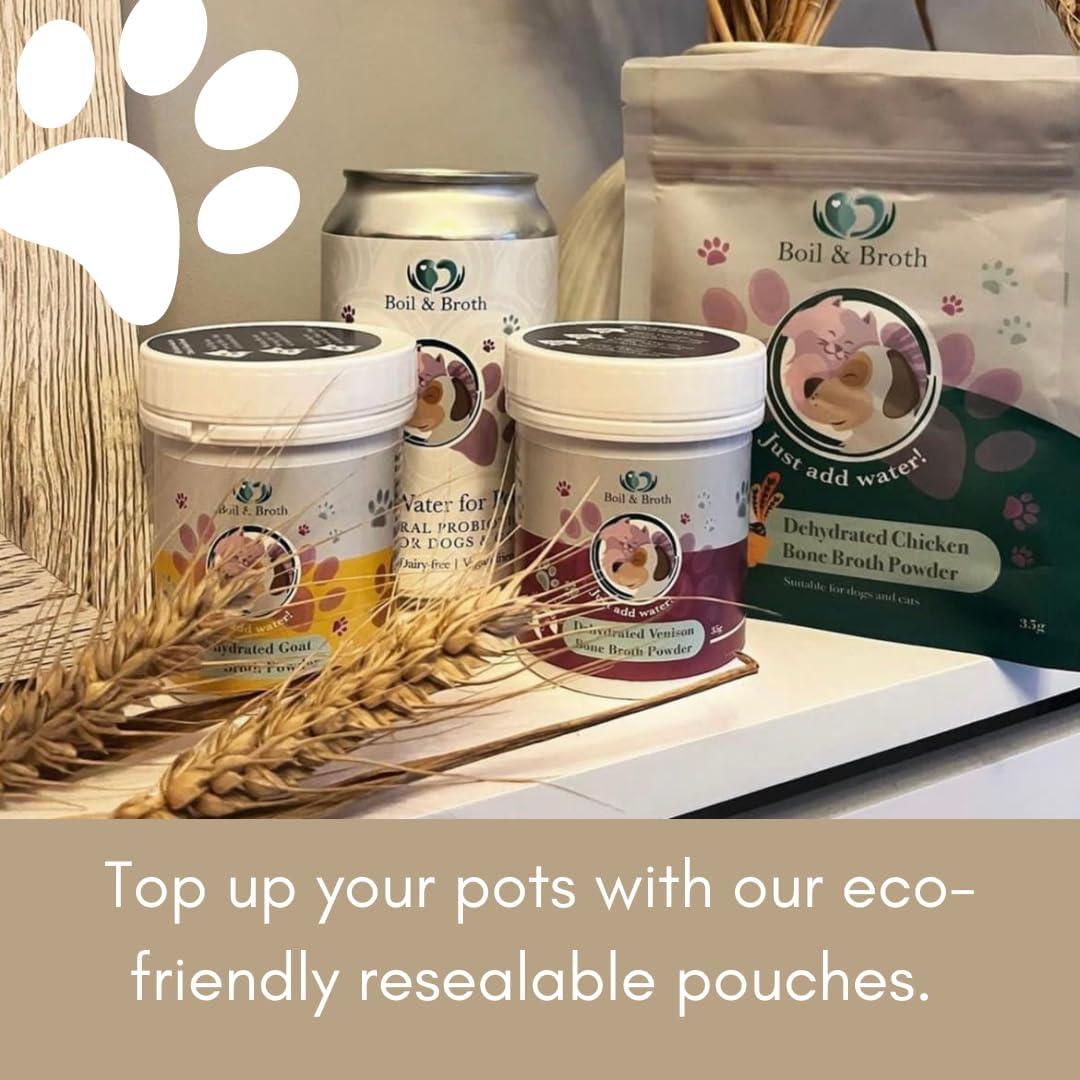 Boil & Broth Beef Broth for Dogs 100 Pure Broth Protein Powder Up