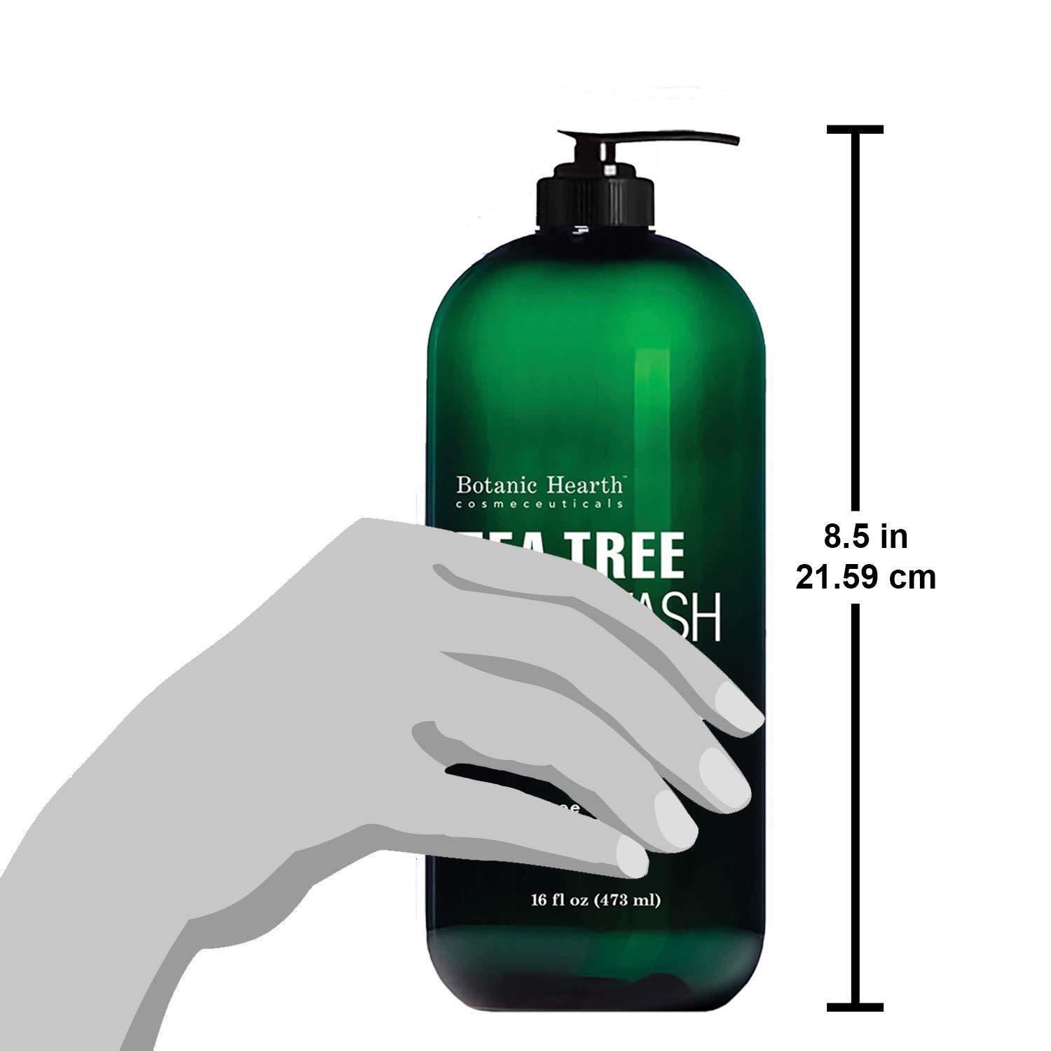 GREEN TEA BODY SHAMPOO 3個セット Botanic Hearth Tea Tree Shampoo and Conditioner Set - 100% Pure