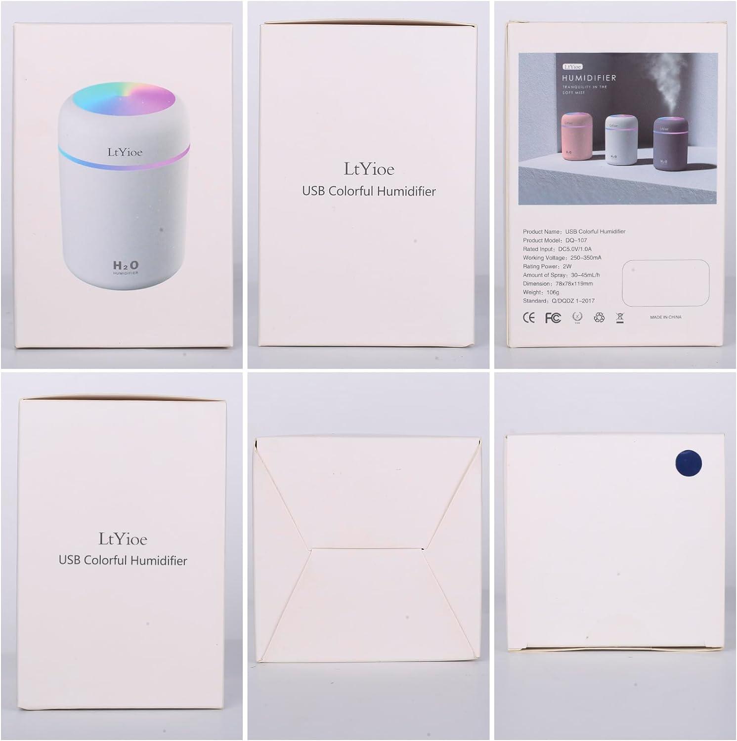 LtYioe Humidifier Portable Mini Humidifiers for Bedroom Personal