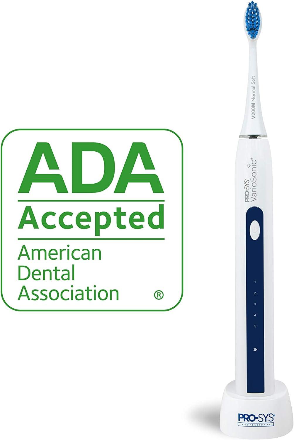 PROSYS VarioSonic Rechargeable Power Electric Toothbrush ADA Accepted