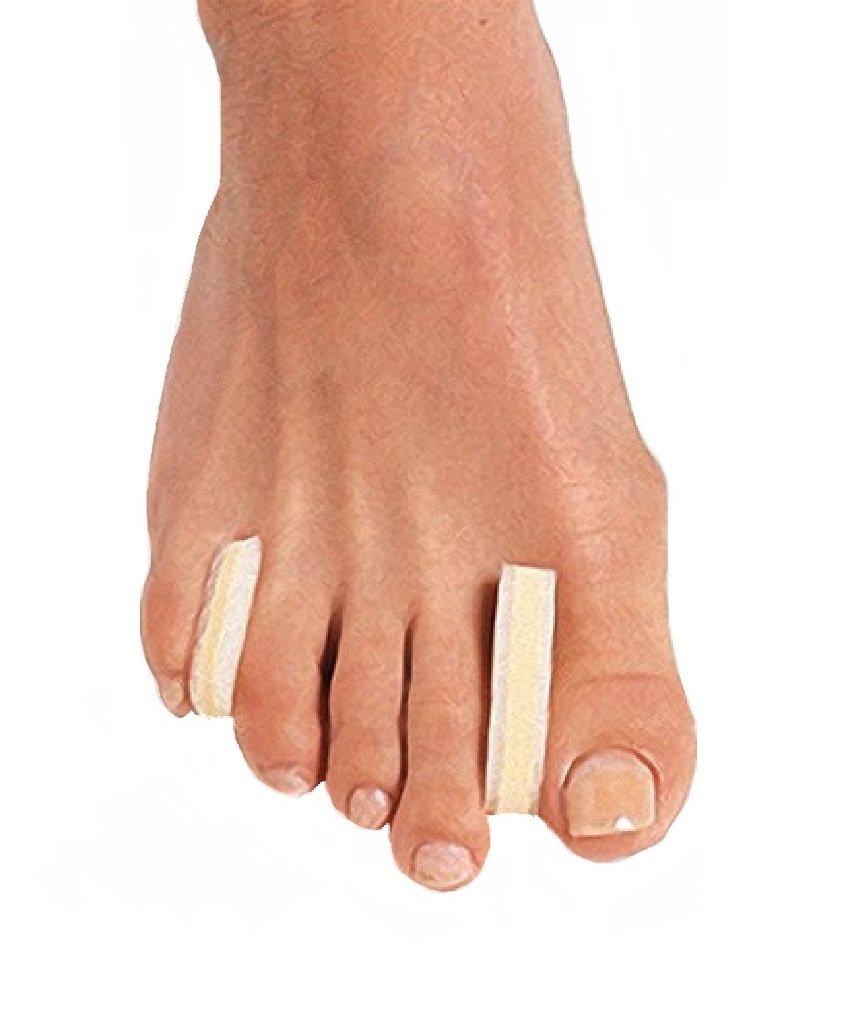 PediFix 3Layer Toe Separators Large 12/Pack Reduce Pain and Pressure