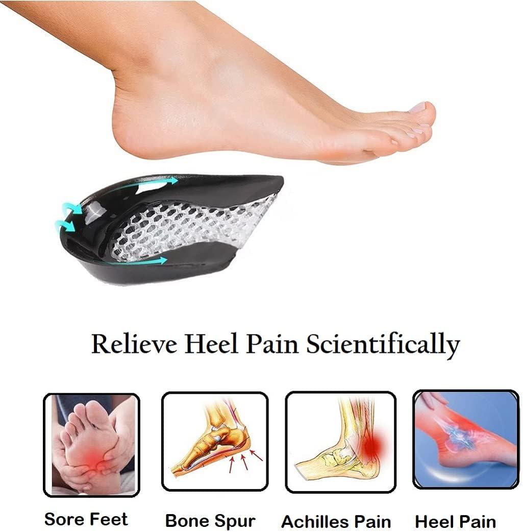 Heel Grips for Loose Shoes Shock Absorbing Gel Heel Pads Heel Cushions  Prevent Blister and Slip Heel Protector Shoe Inserts for Women Heels  Improved Shoe Too Big Fit and Comfort (Clear+Beige)