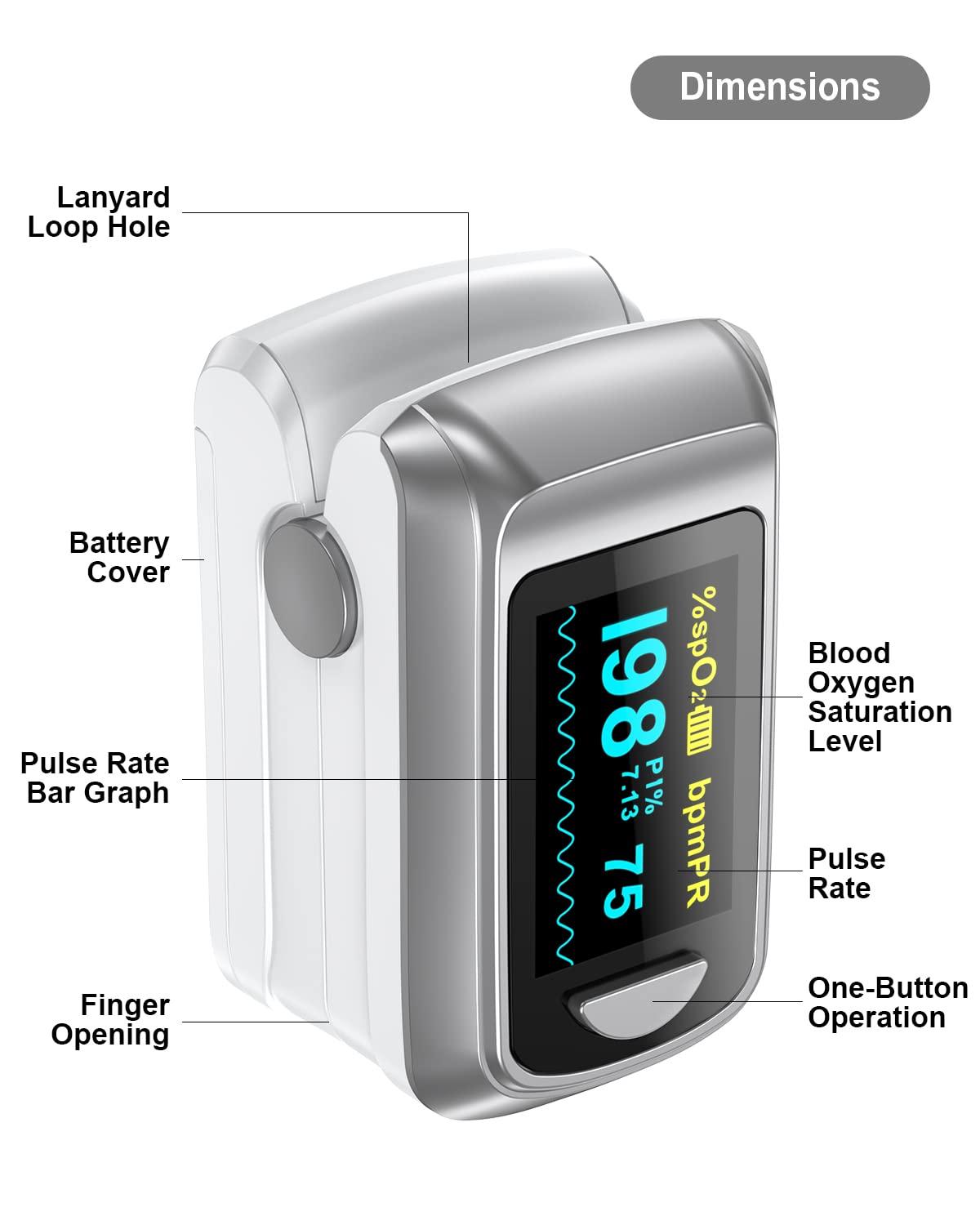 Bluetooth pulse oximeter apple health Clearance