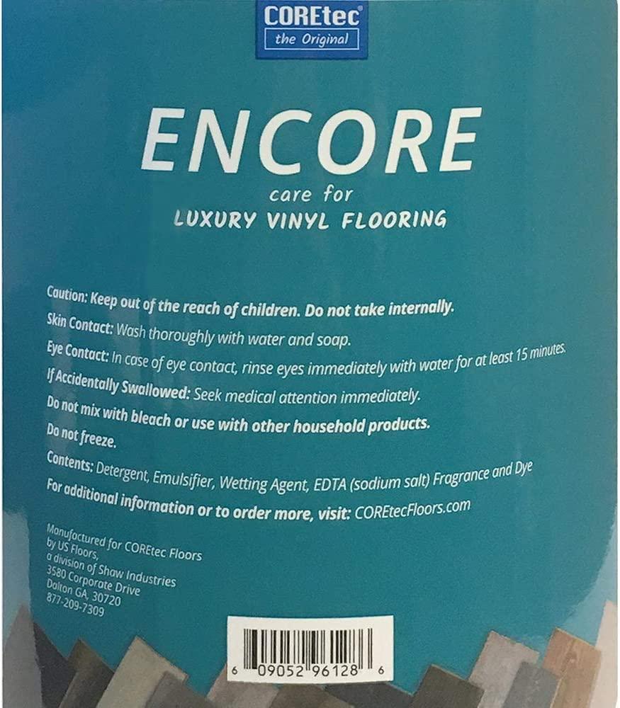 COREtec ENCORE 03Z77 Floor Cleaner Care for Luxury Vinyl Flooring Ready