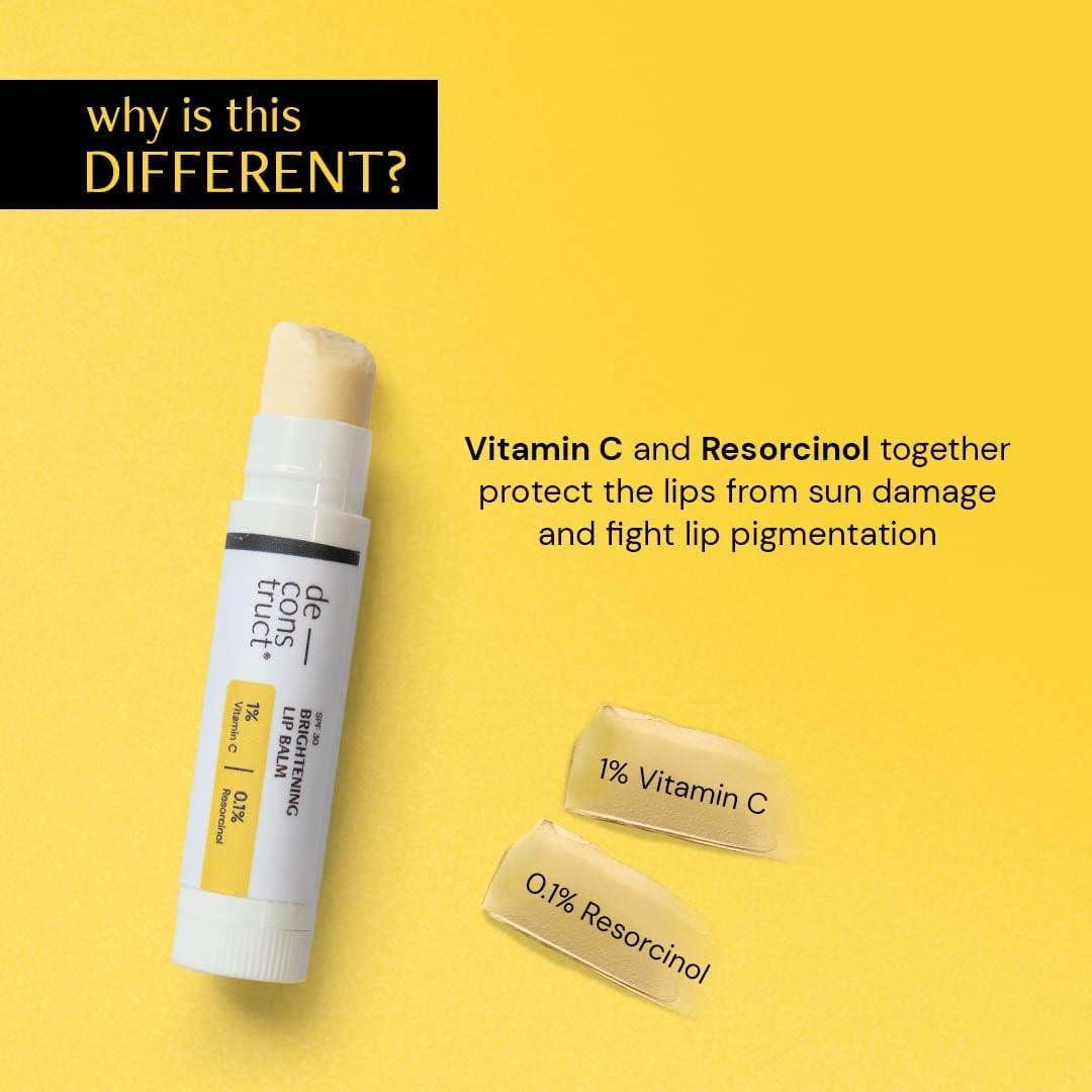 vitamin c lip balm for dark lips Brightening Lip Balm with SPF 30 | Vitamin C for Dark Pigmented Lips | Soft  Pink Lips | Prevent Sun Damage