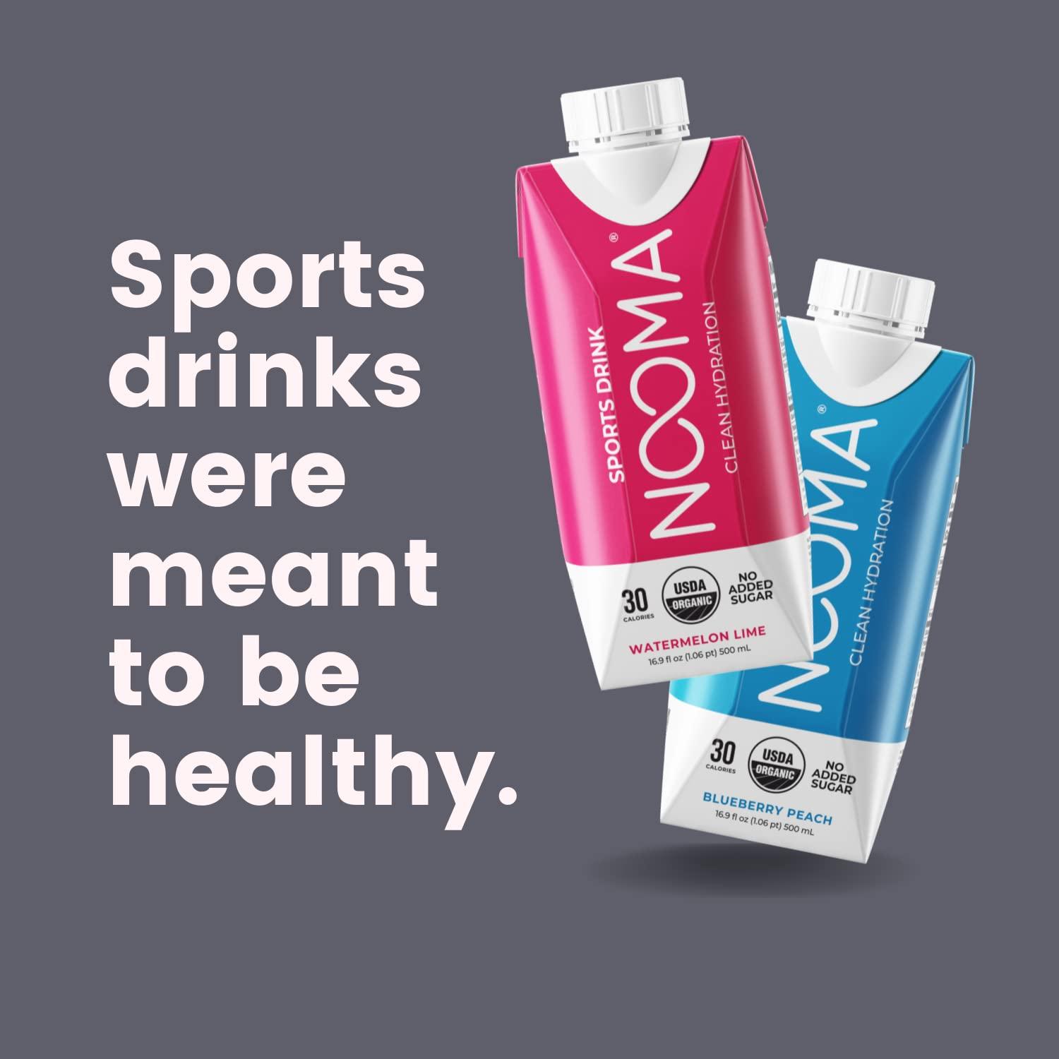 NOOMA Organic Electrolyte Sports Drink Variety Pack 12 Pack, 30